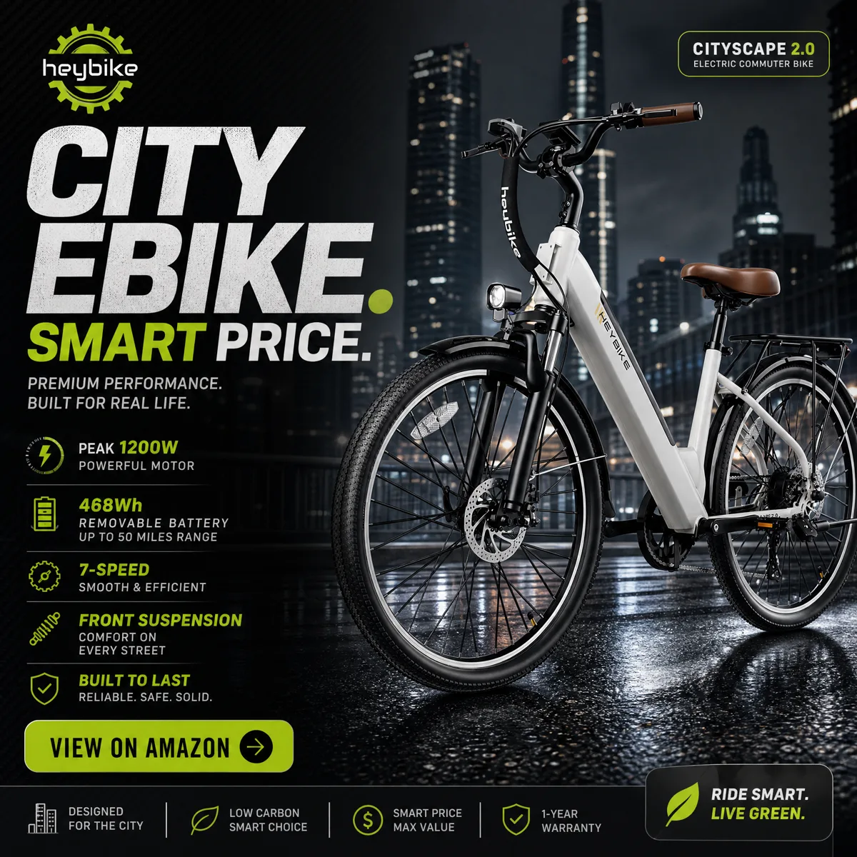 Heybike Cityscape value ebike