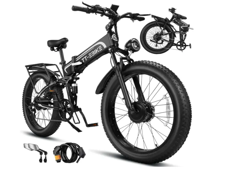 Folding fat-tire electric bike