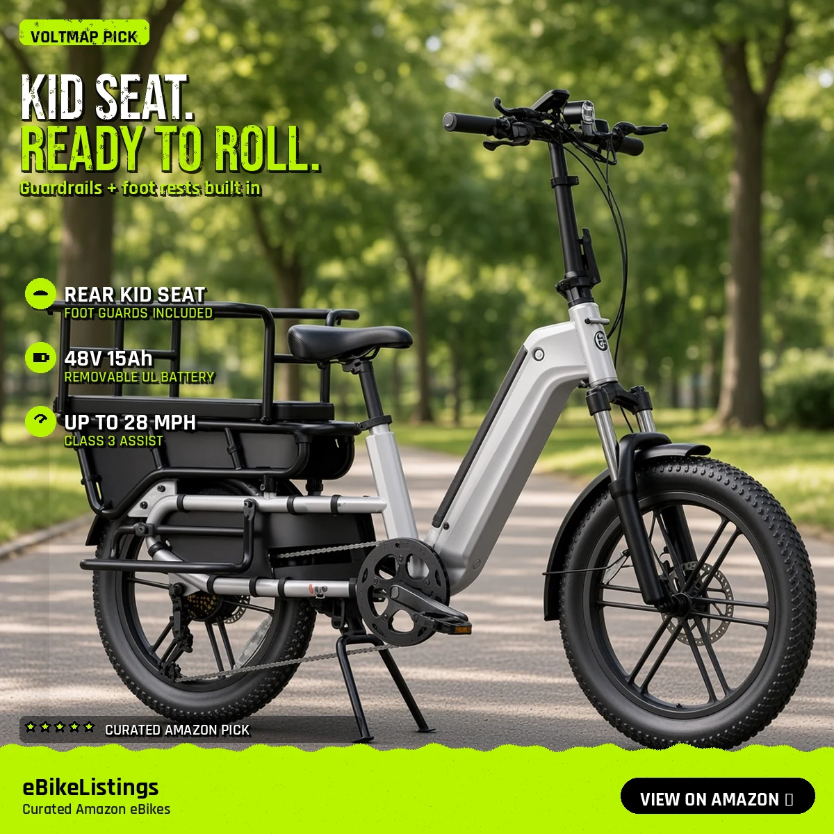 SISIGAD family eBike kid seat