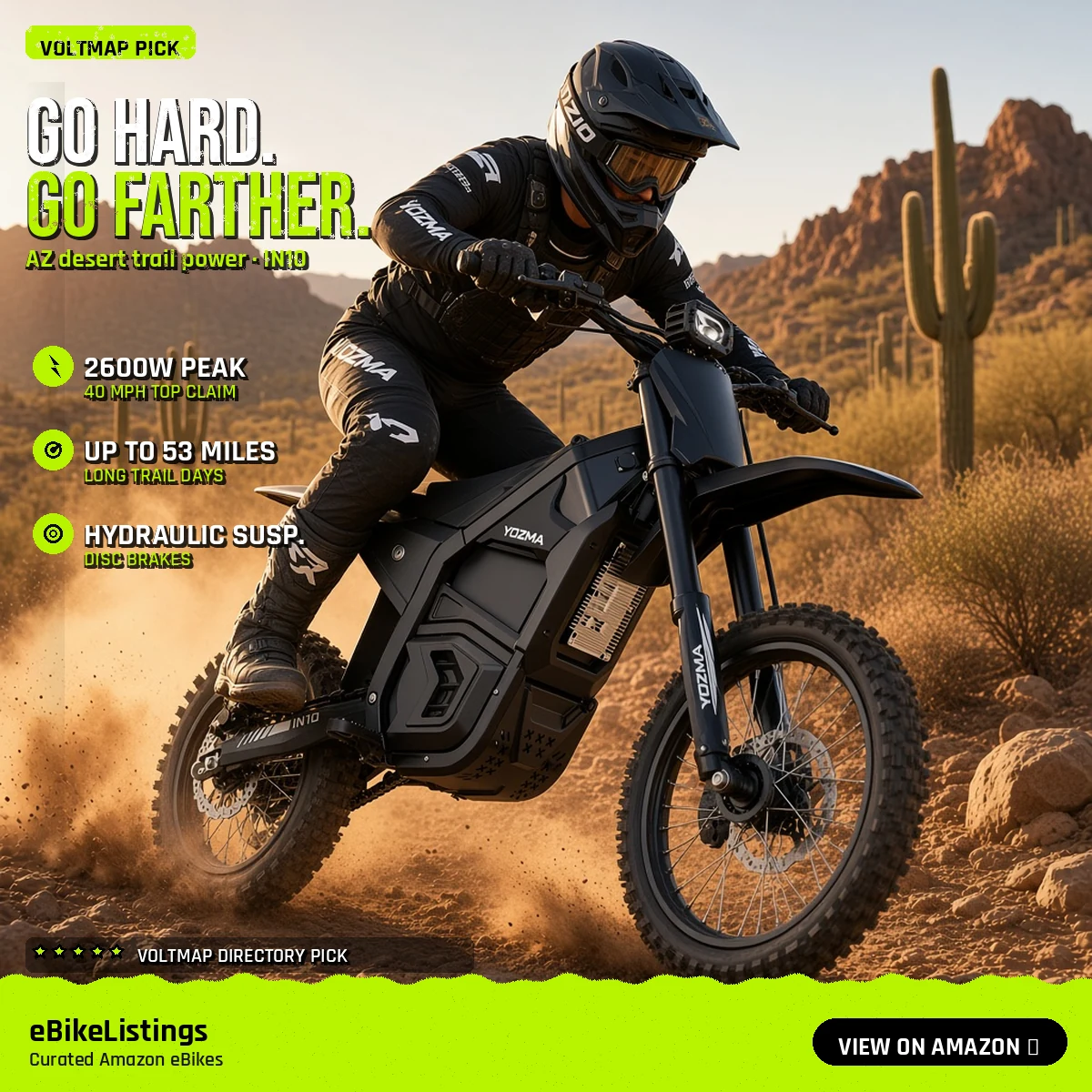 Yozma IN10 power off-road ebike