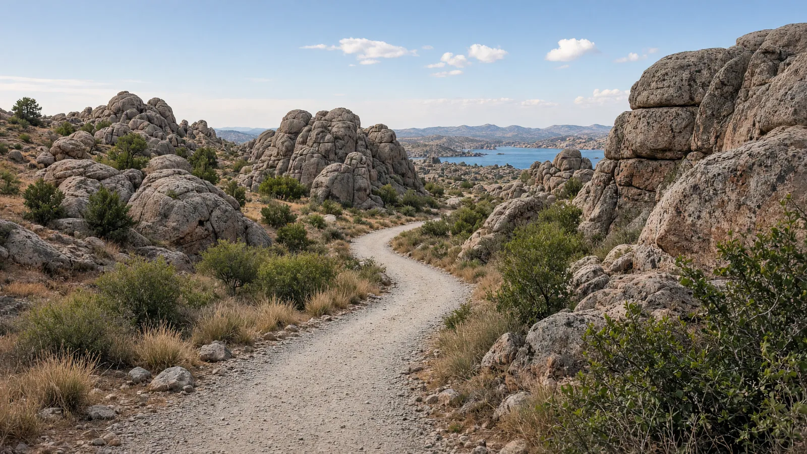 Empty Peavine National Recreation Trail through Granite Dells near Prescott, Yavapai County, Arizona