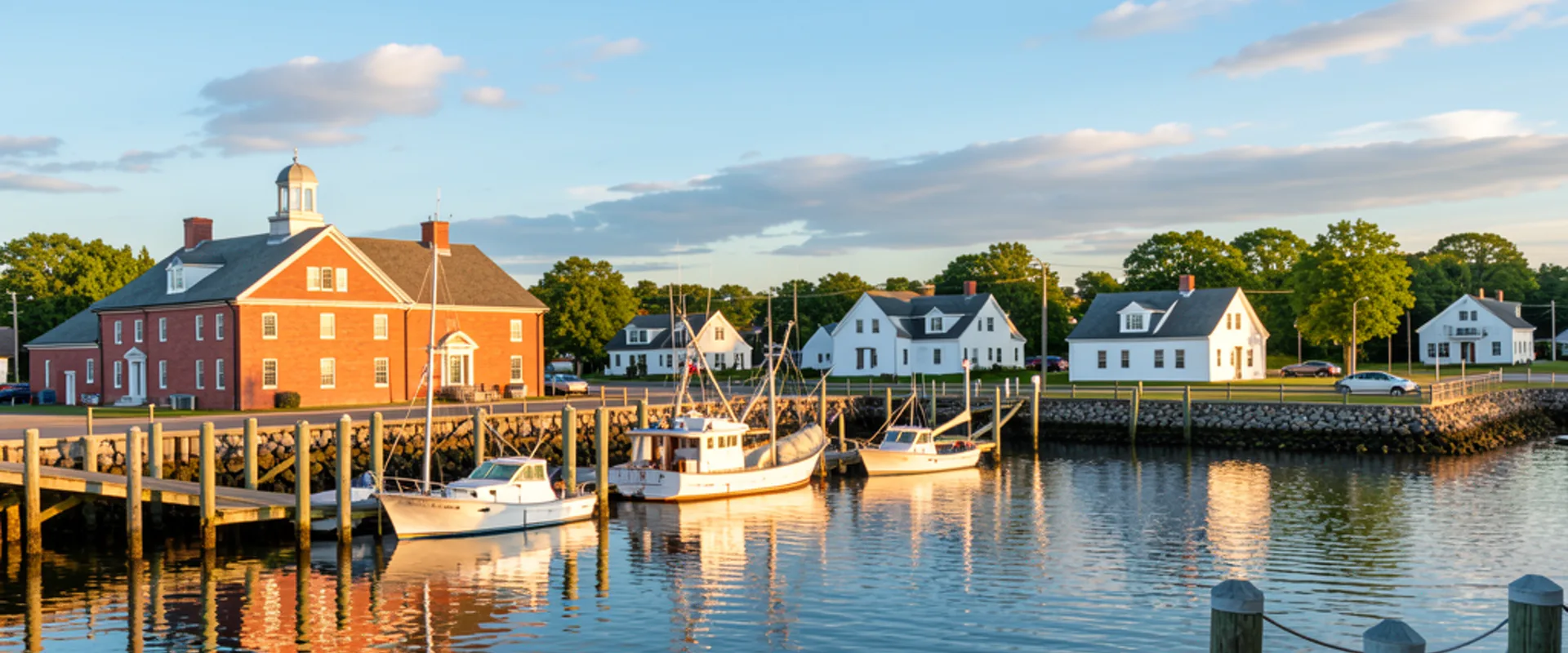 East Bay harbor corridor near Warren and Bristol Rhode Island