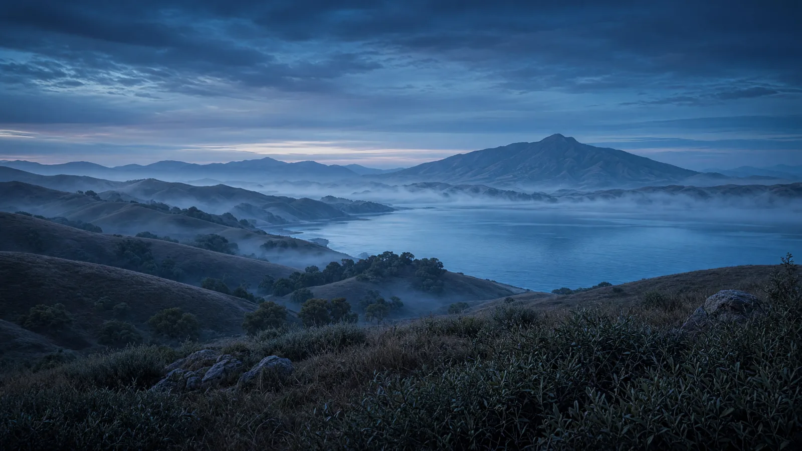 Cinematic landscape of Contra Costa County, California