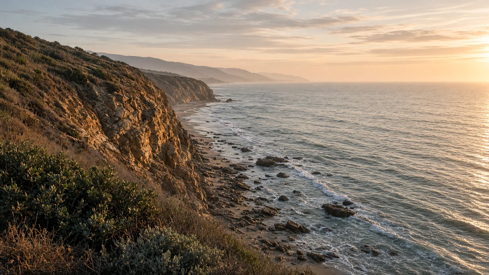 Cinematic landscape of Orange County, California