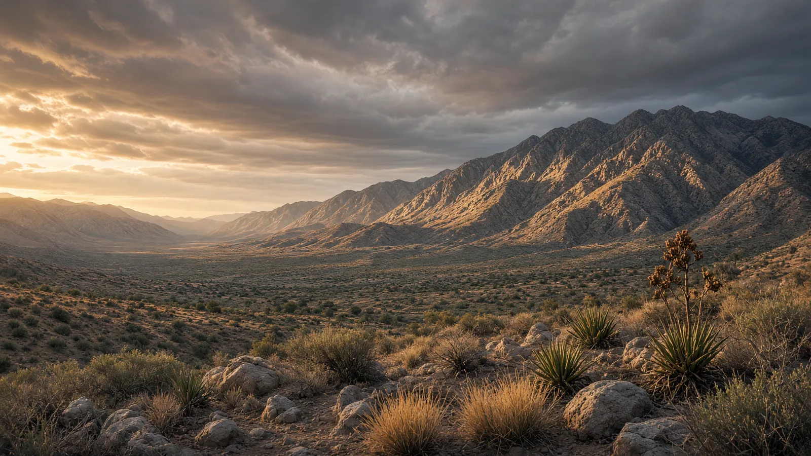 Cinematic landscape of Riverside County, California
