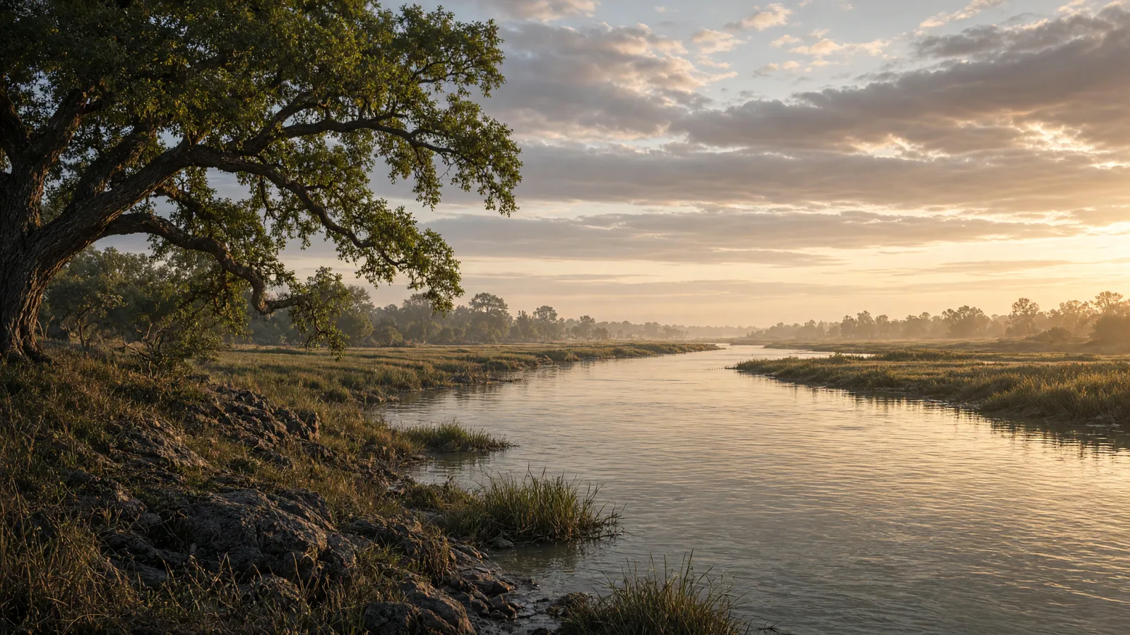 Cinematic landscape of Sacramento County, California