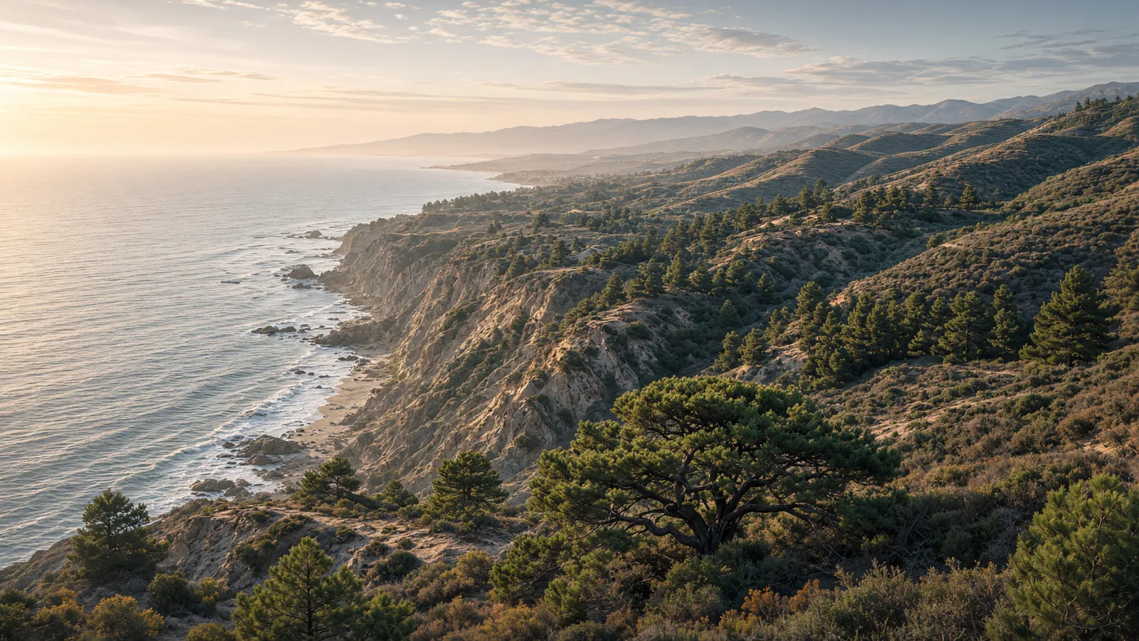 Cinematic landscape of San Diego County, California