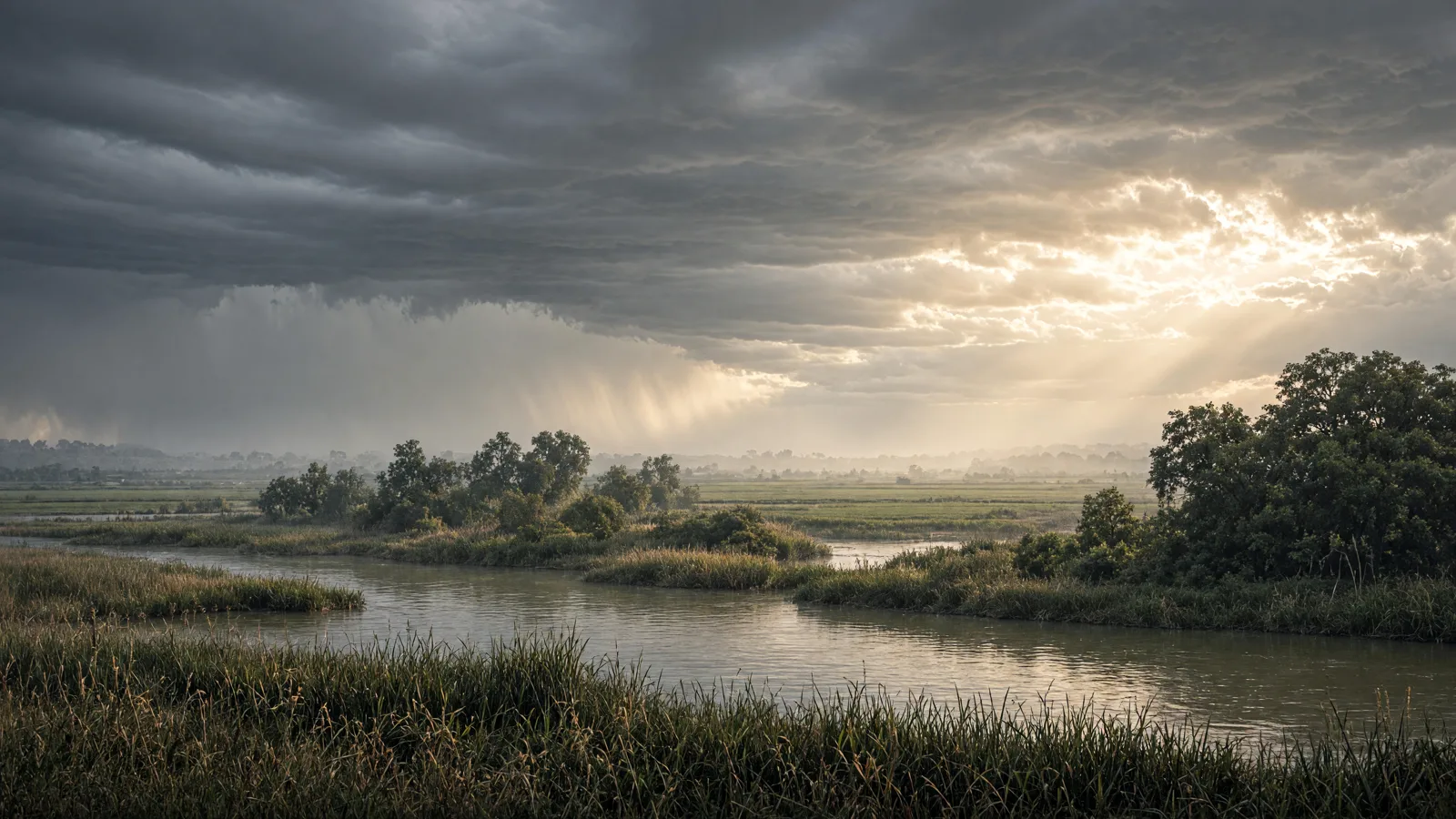 Cinematic landscape of San Joaquin County, California