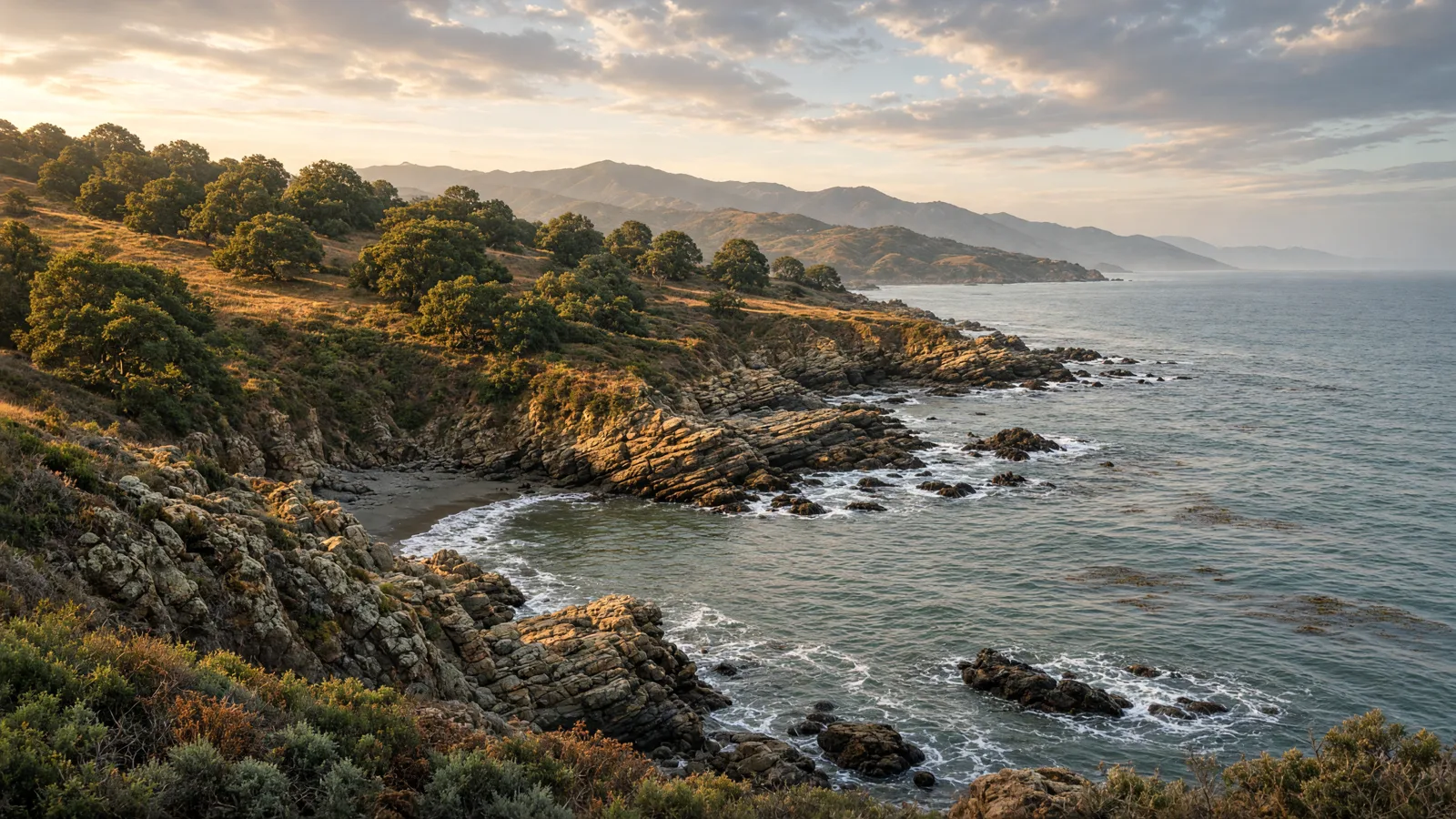 Cinematic landscape of San Luis Obispo County, California