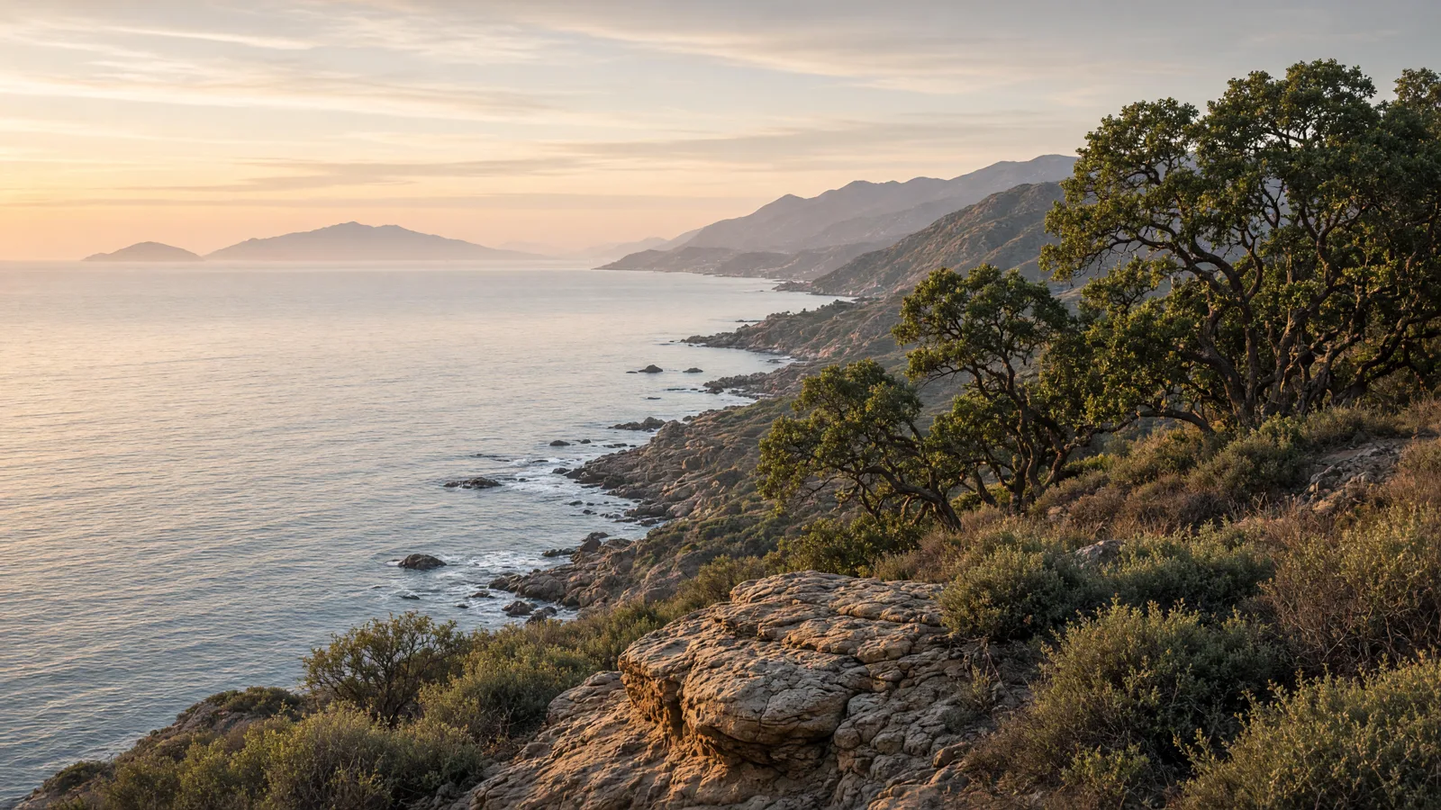 Cinematic landscape of Santa Barbara County, California