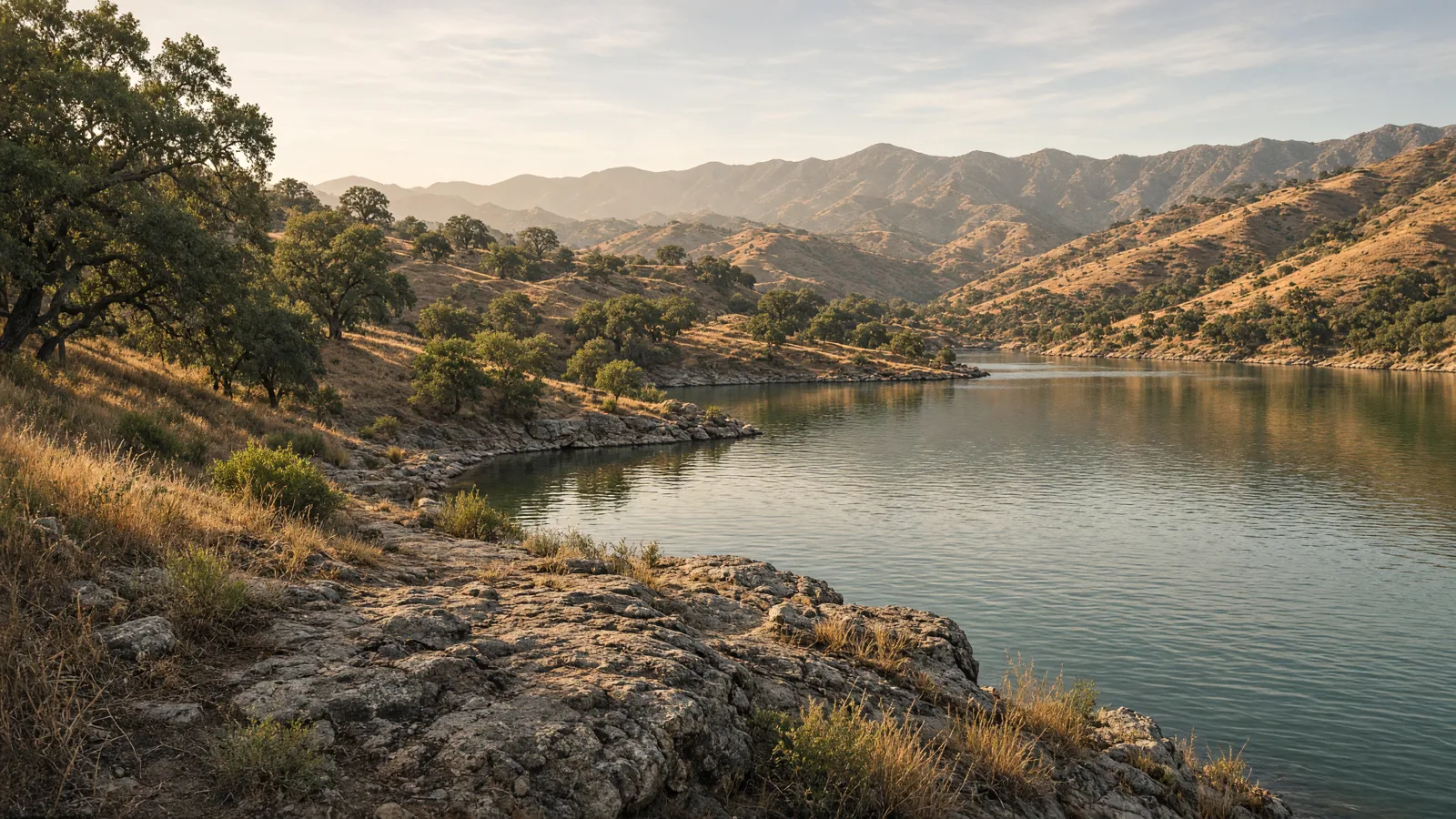 Cinematic landscape of Santa Clara County, California