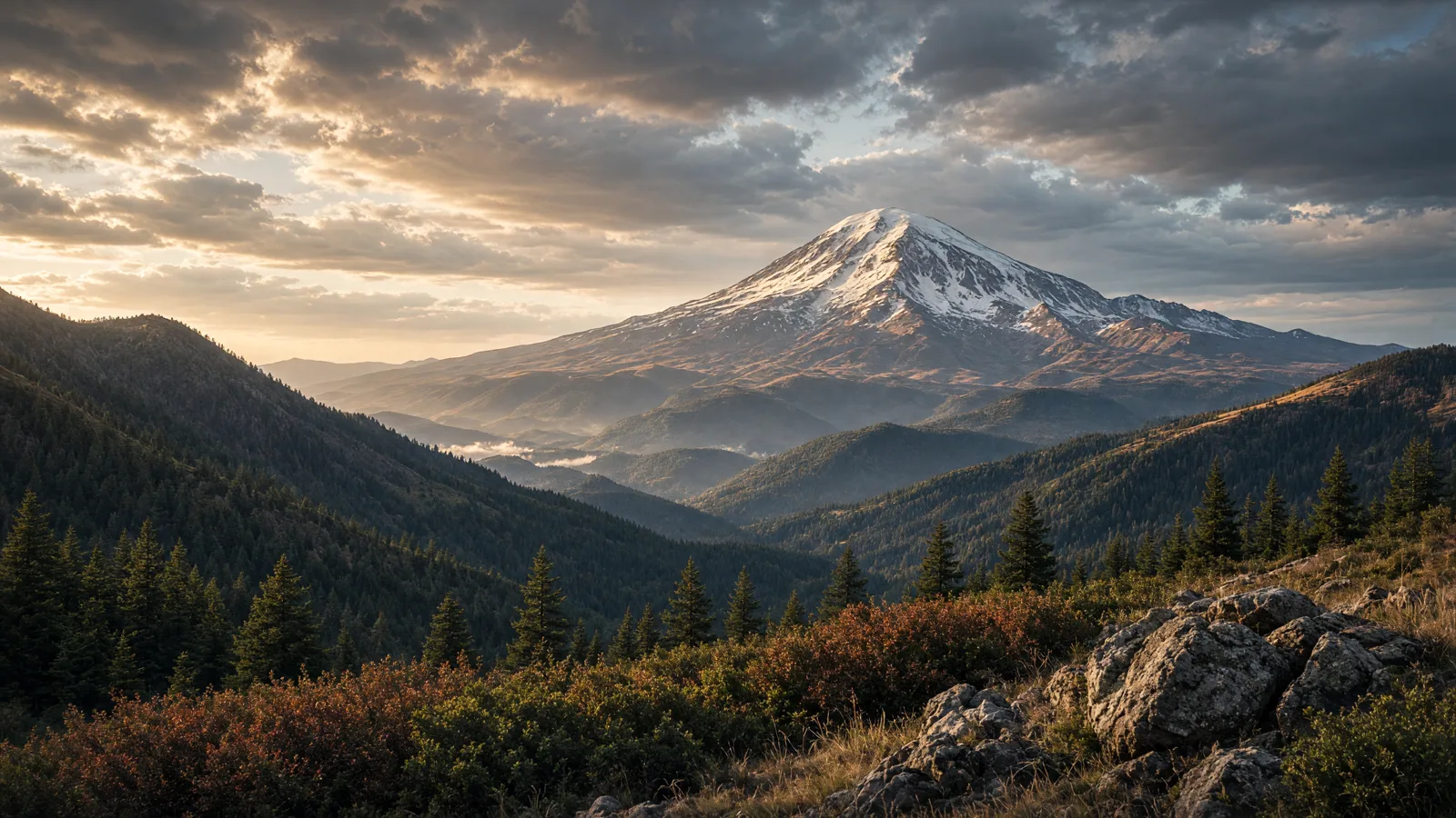 Cinematic landscape of Siskiyou County, California