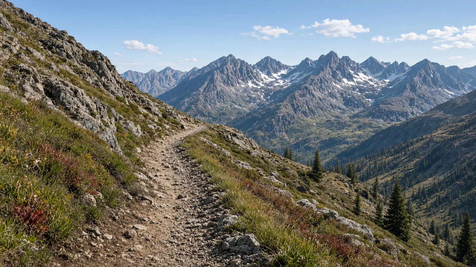 Empty outdoor trail landscape in Broomfield County, Colorado