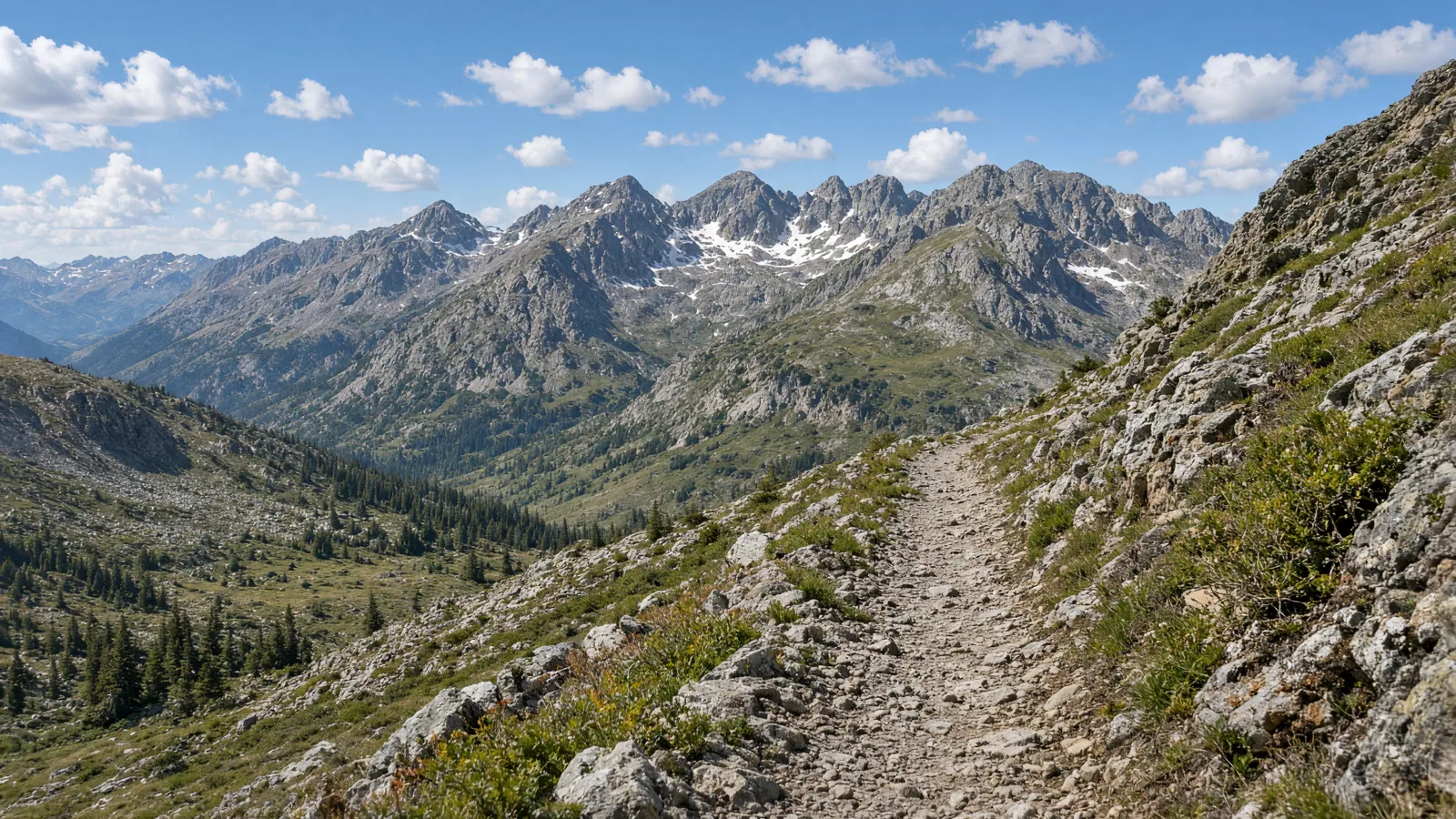 Empty outdoor trail landscape in Chaffee County, Colorado