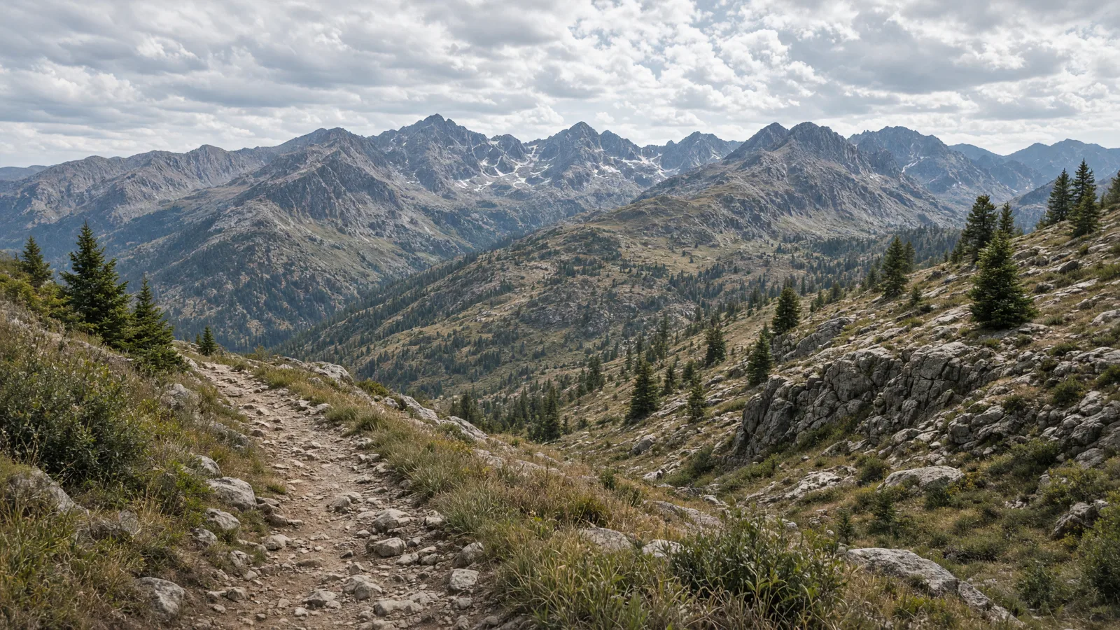 Empty outdoor trail landscape in Douglas County, Colorado