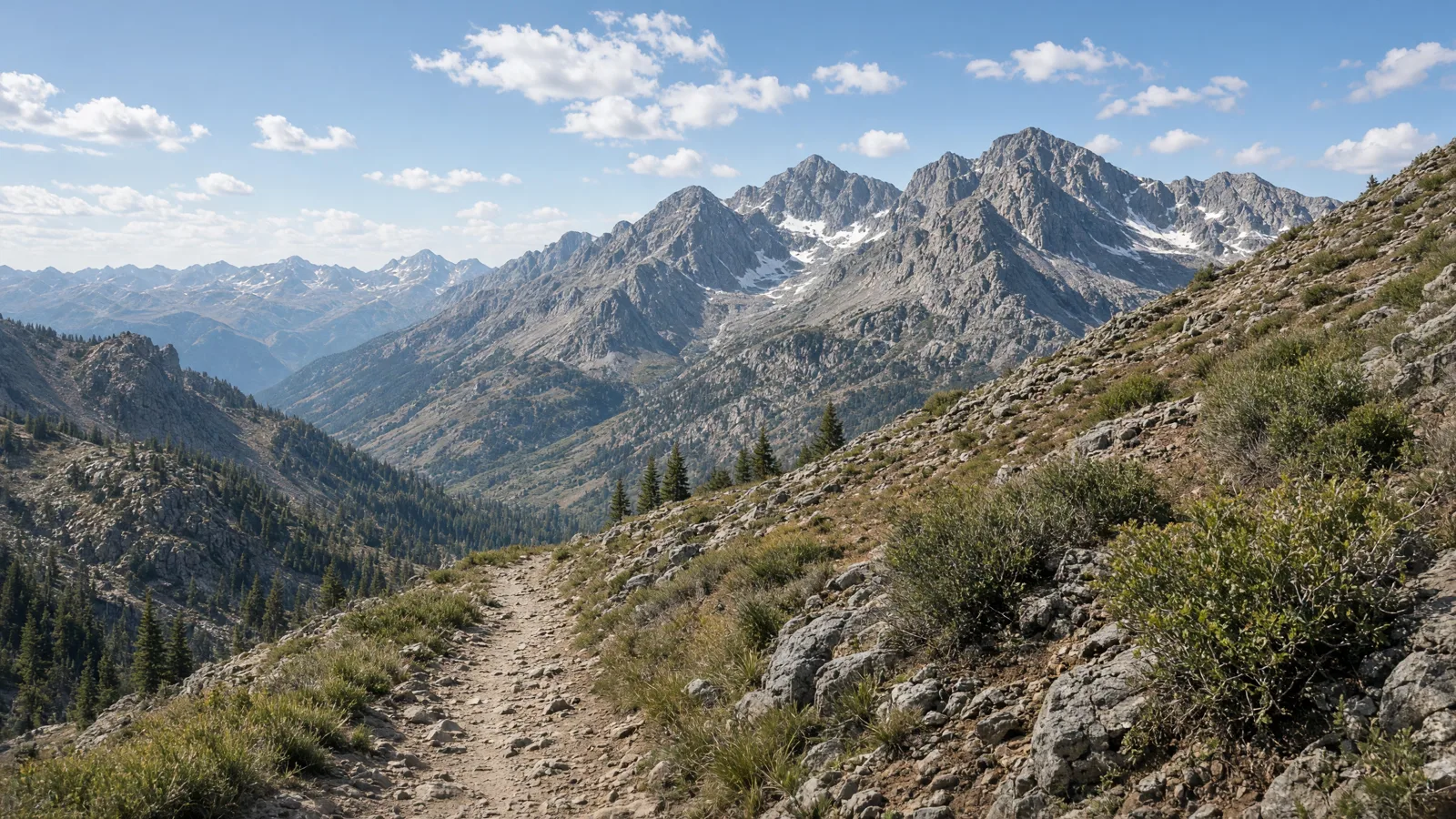 Empty outdoor trail landscape in Fremont County, Colorado