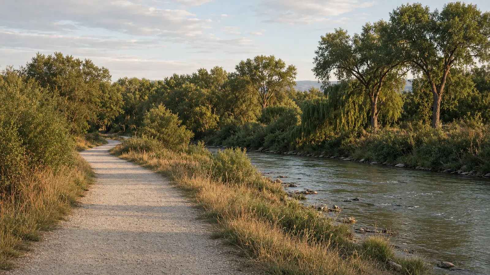 Empty outdoor trail landscape in Larimer County, Colorado