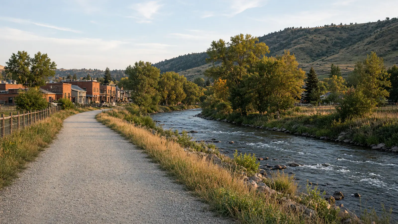 Empty outdoor trail landscape in Routt County, Colorado
