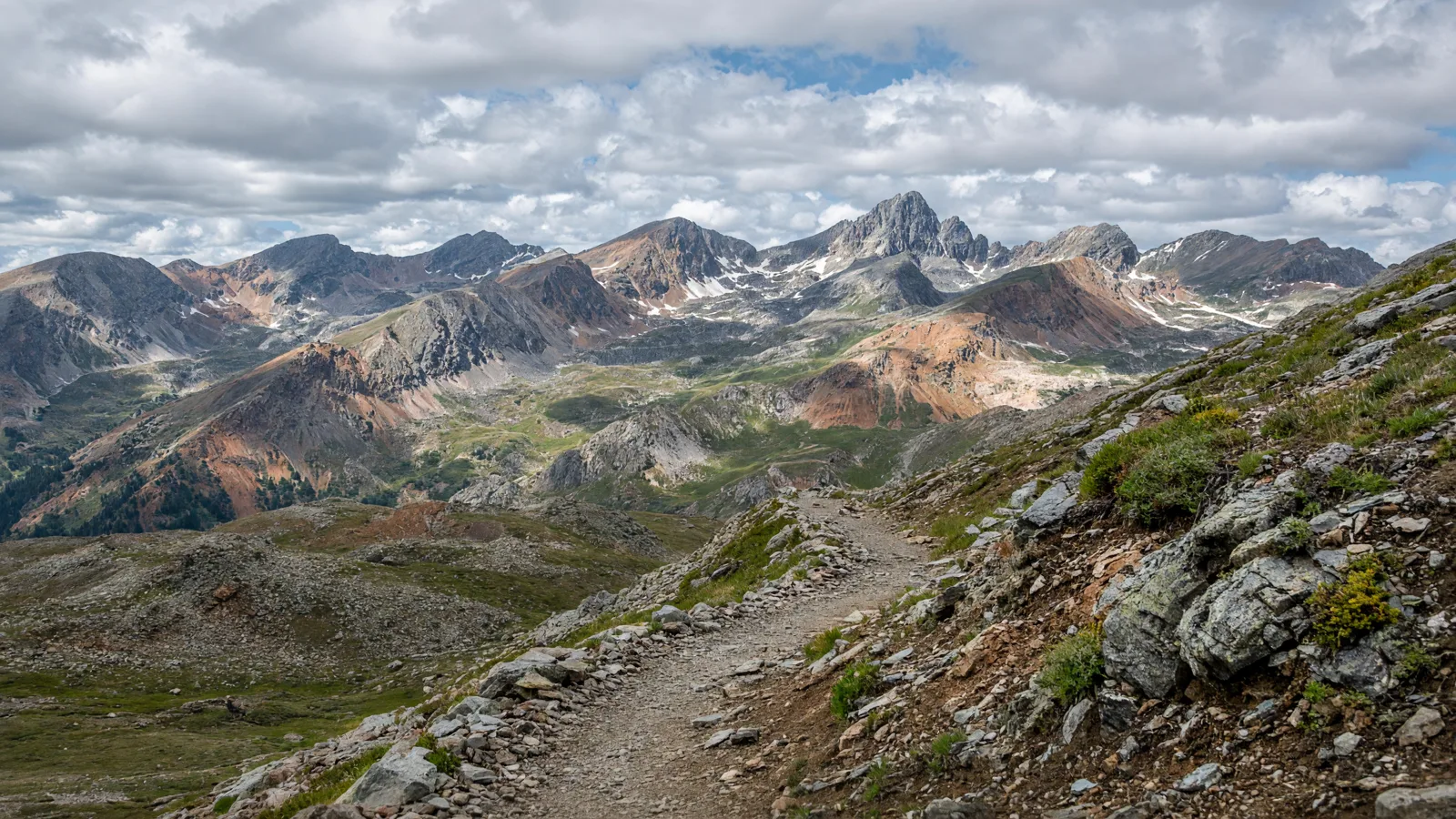Empty outdoor trail landscape in San Juan County, Colorado