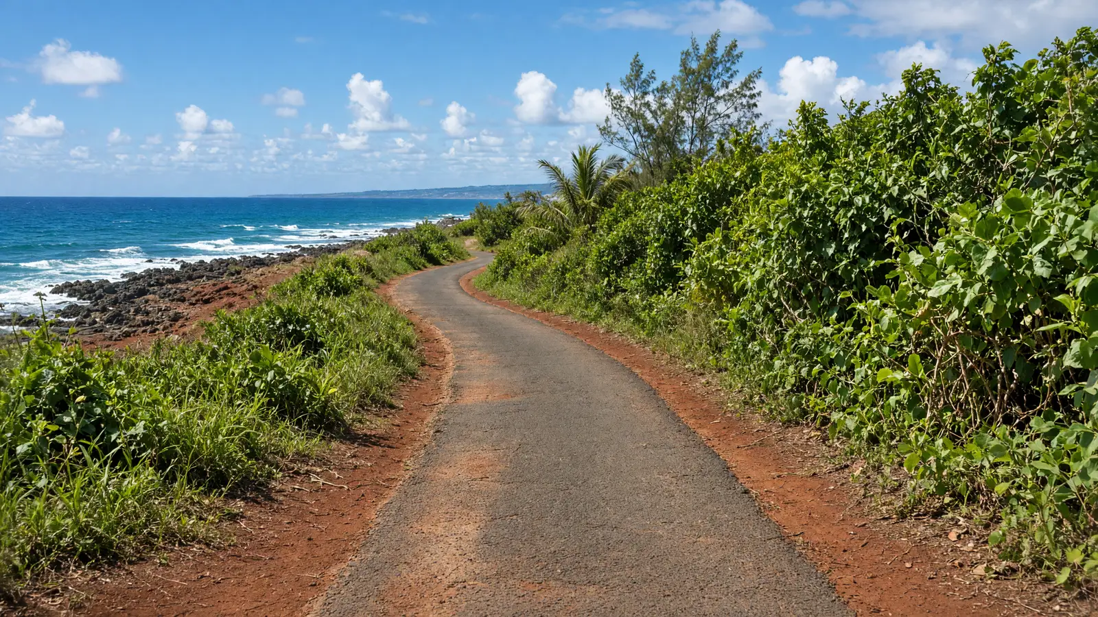 Ke Ala Pupukea North Shore coastal bike path in Haleiwa Oahu Hawaii