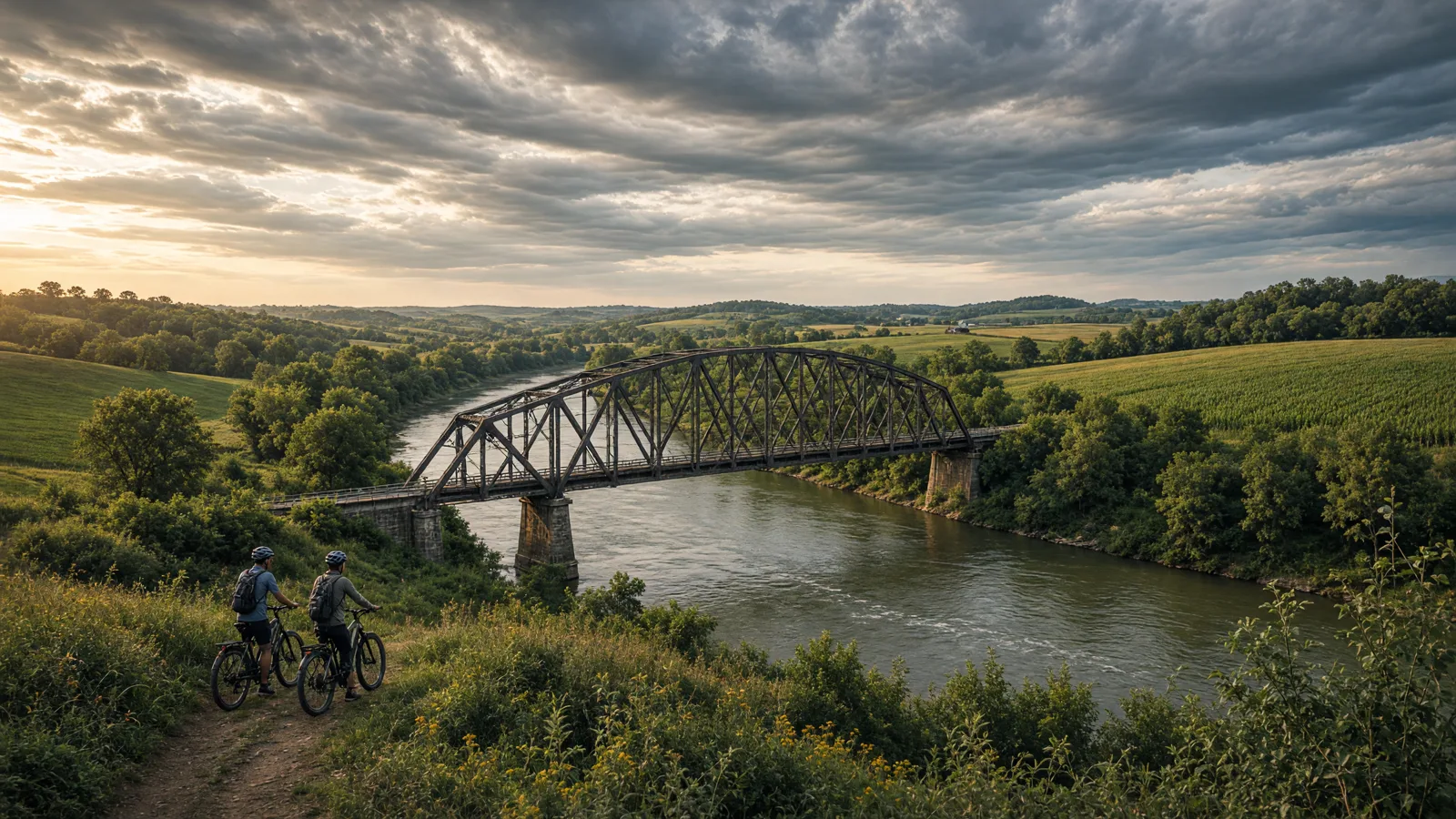 Scene in Henry County, Indiana — spectacular vista