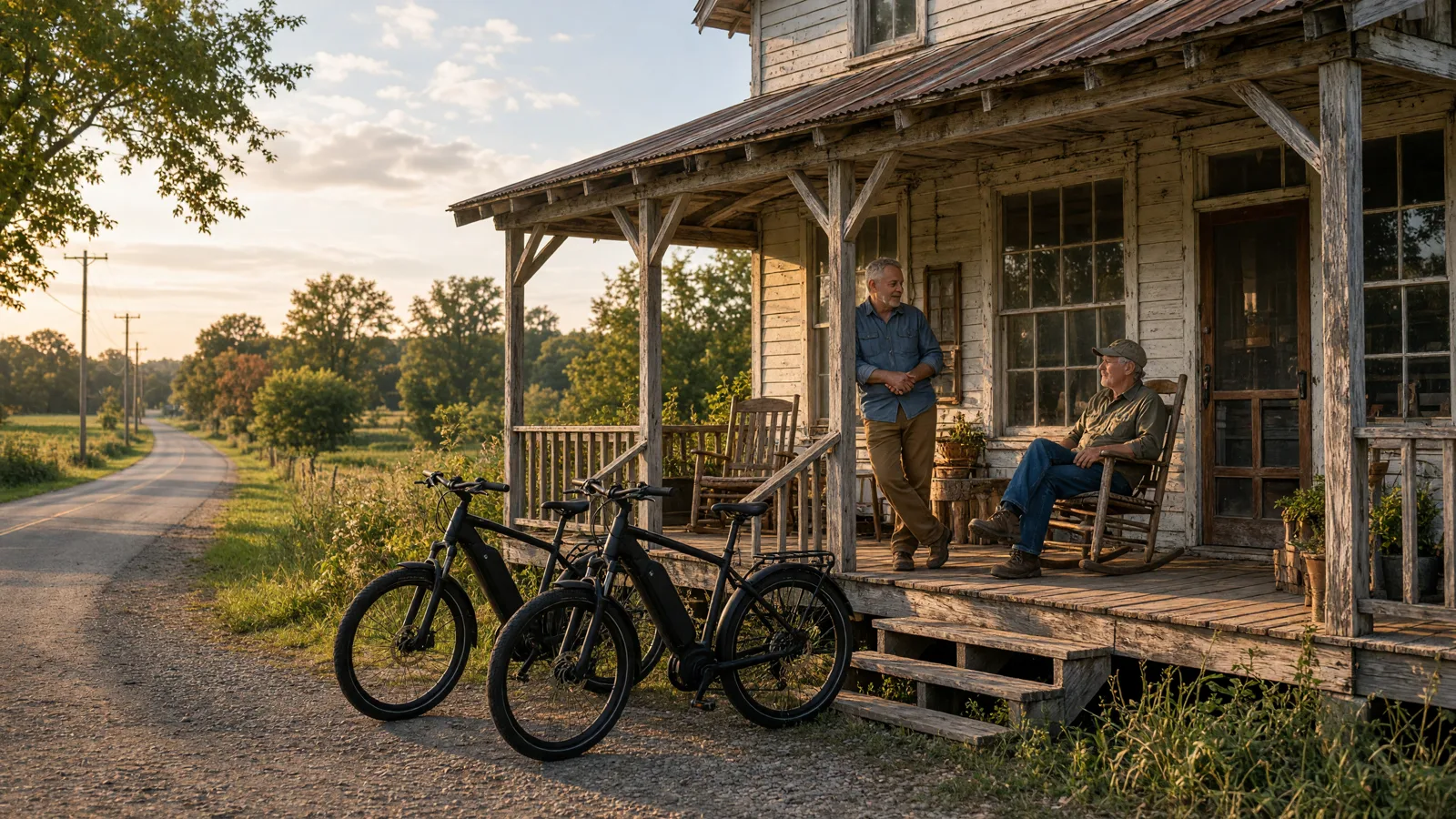 Scene in Lake County, Indiana — country store