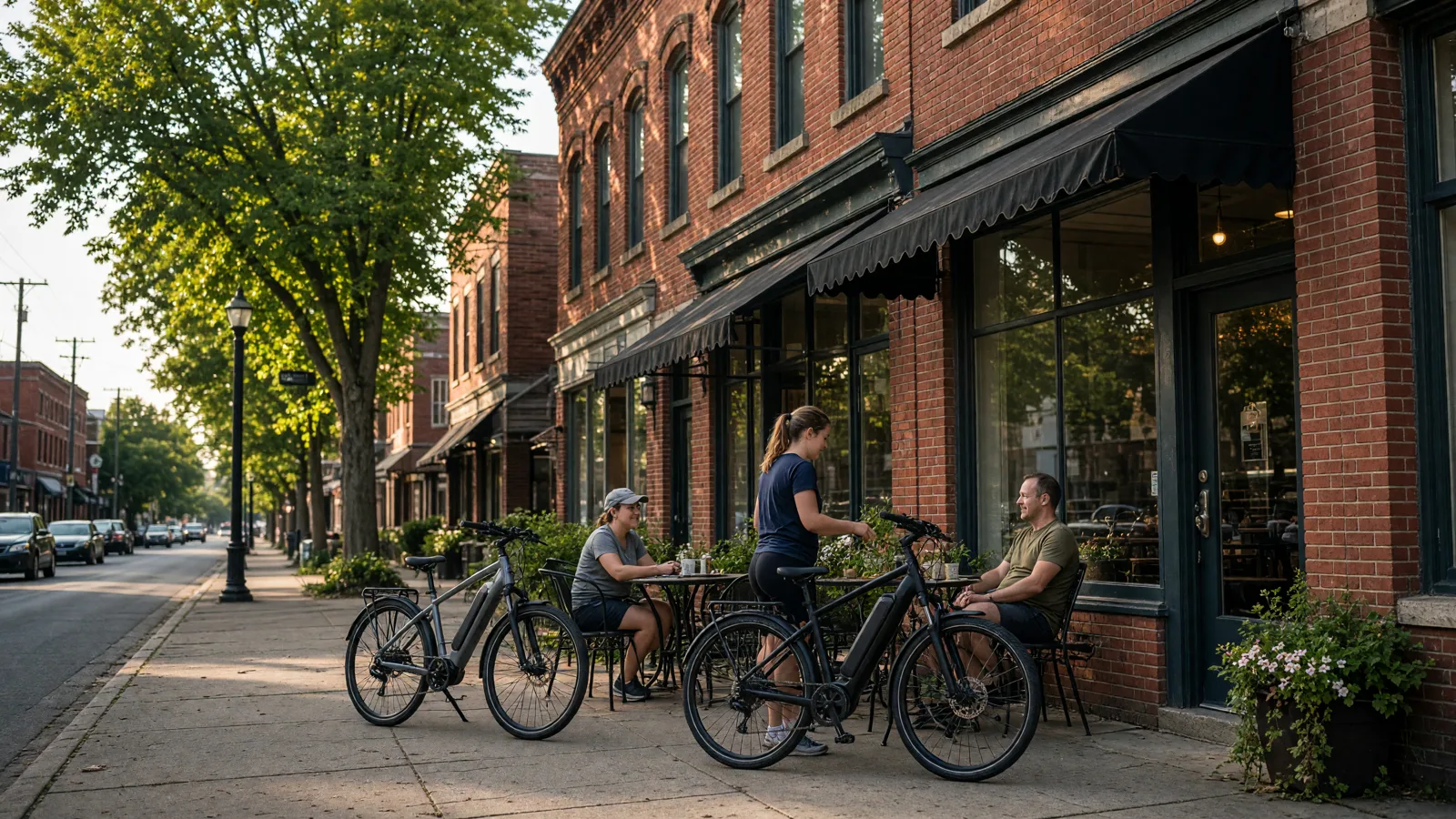 Scene in Marshall County, Indiana — downtown main