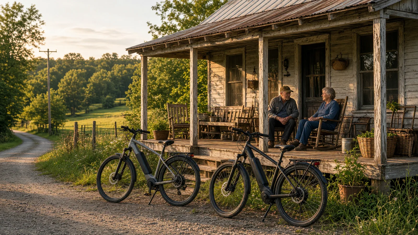 Scene in Wayne County, Indiana — country store
