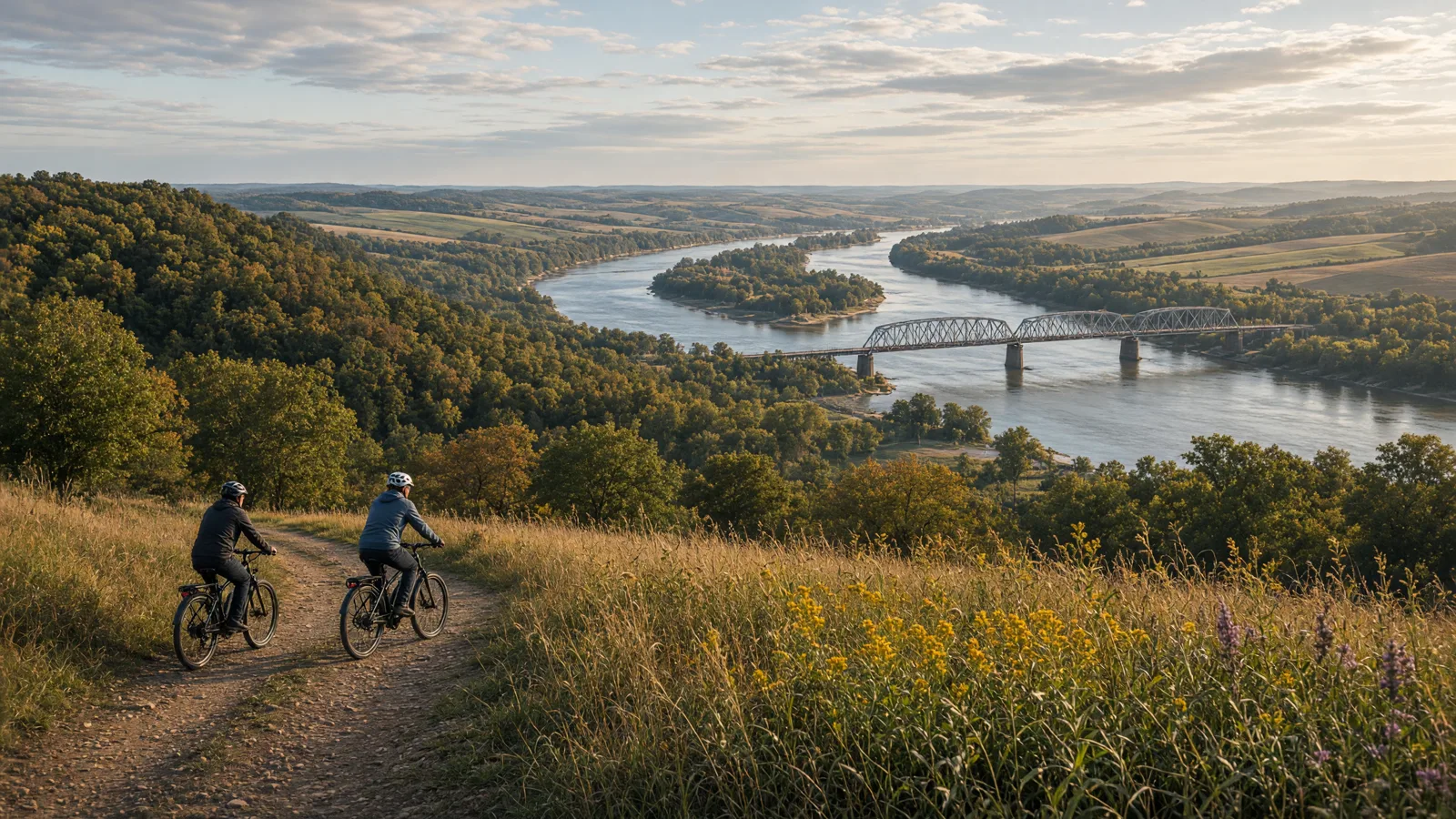 Landscape scene in Dubuque County, Iowa