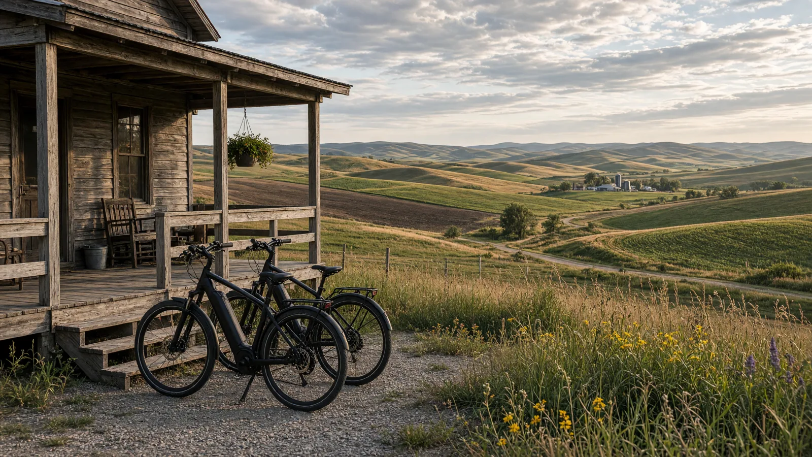 Landscape scene in Sioux County, Iowa