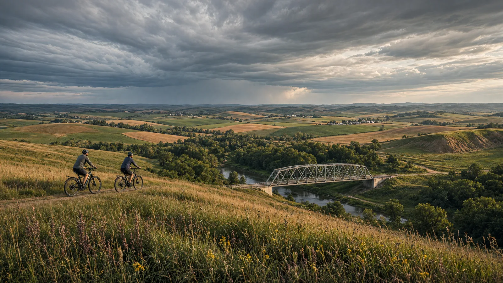 Landscape scene in Story County, Iowa