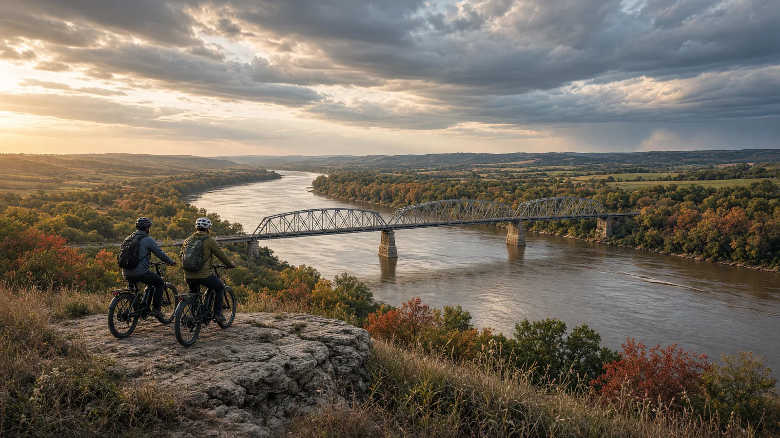 Scene in Douglas County, Kansas, spectacular vista