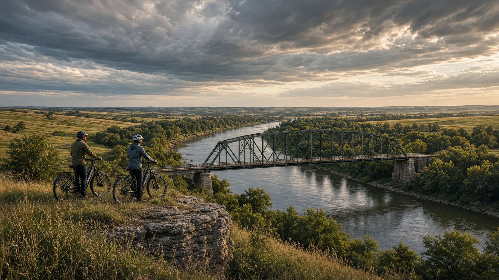 Scene in Franklin County, Kansas, spectacular vista