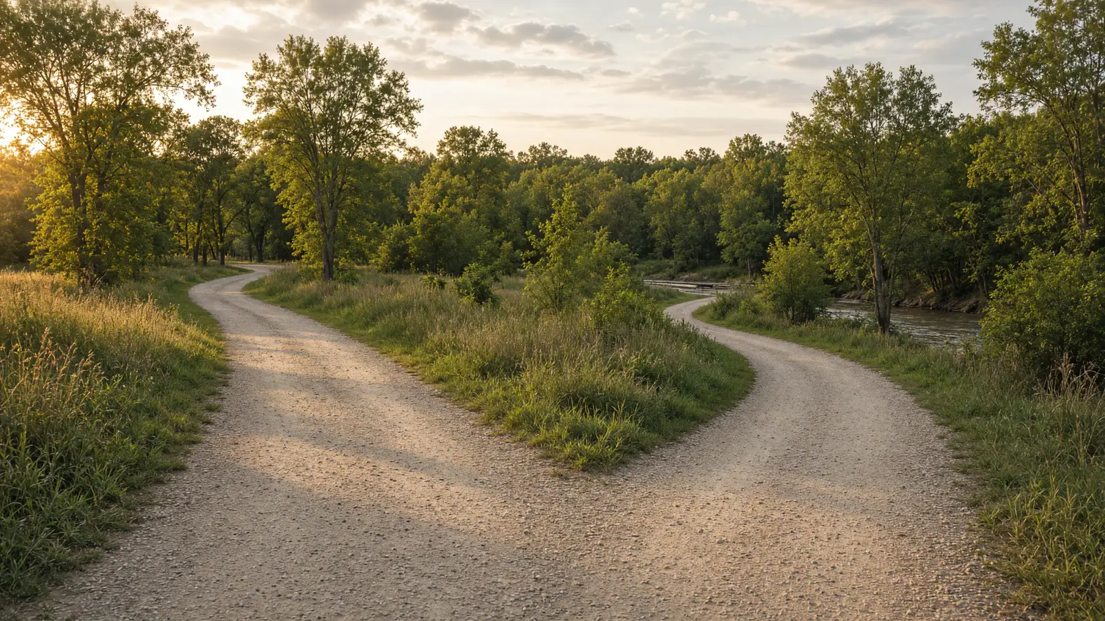 The Indian Creek Bike and Hike Trail in Kansas