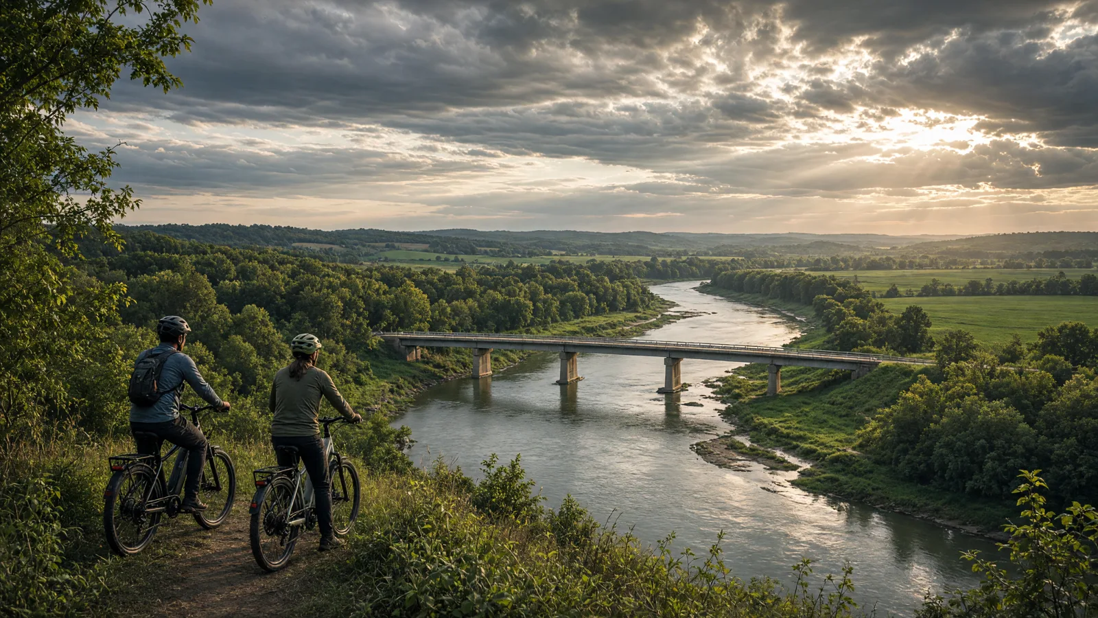 Scene in Graves County, Kentucky — spectacular vista