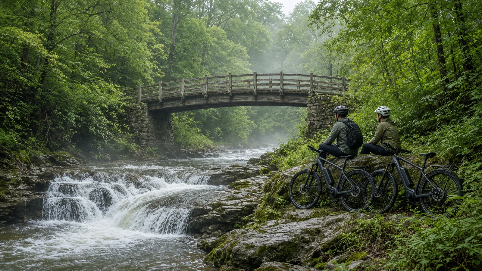 Scene in Madison County, Kentucky — waterfall hike