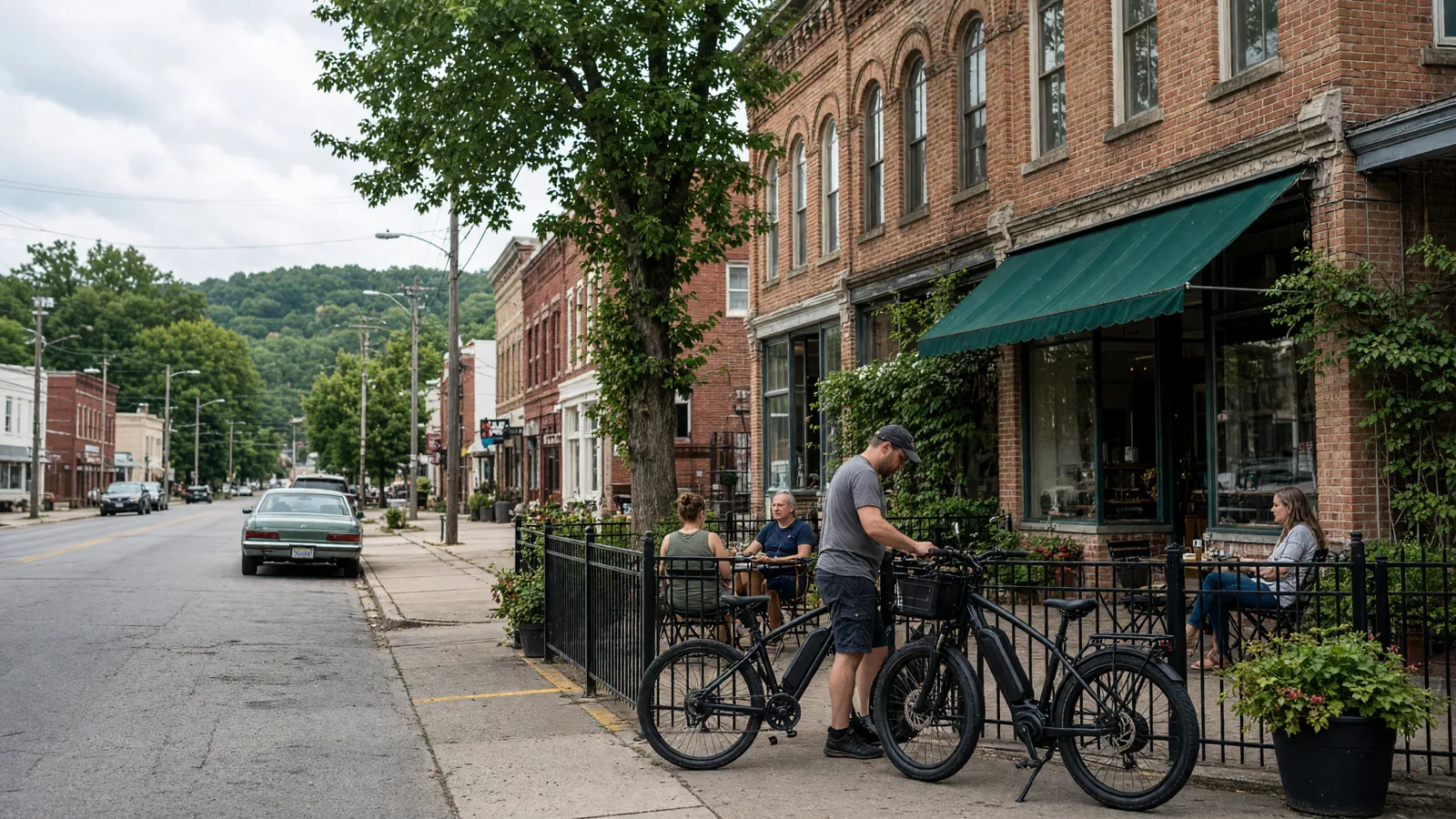 Scene in Pulaski County, Kentucky — downtown main