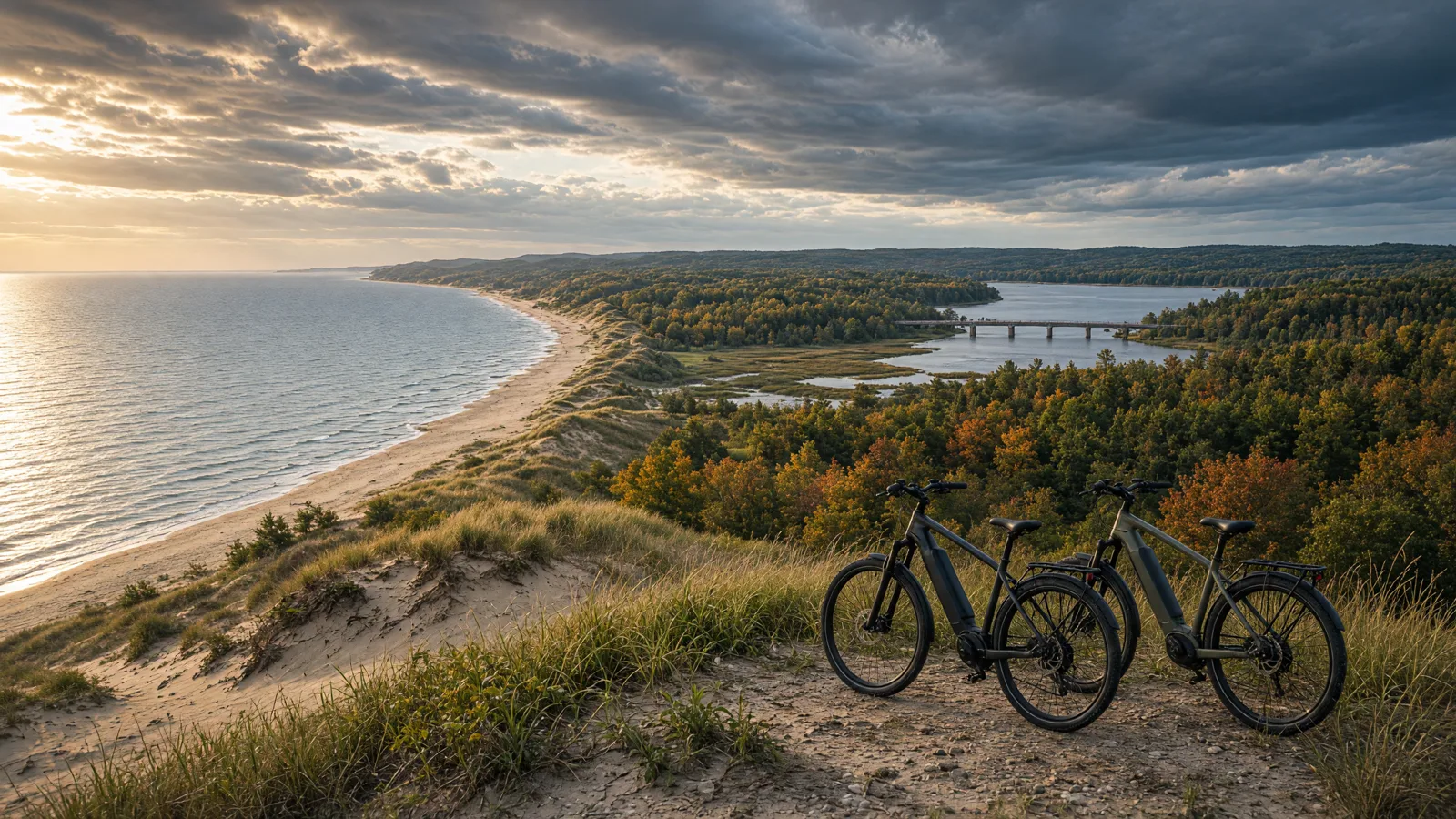 Landscape scene in Allegan County, Michigan