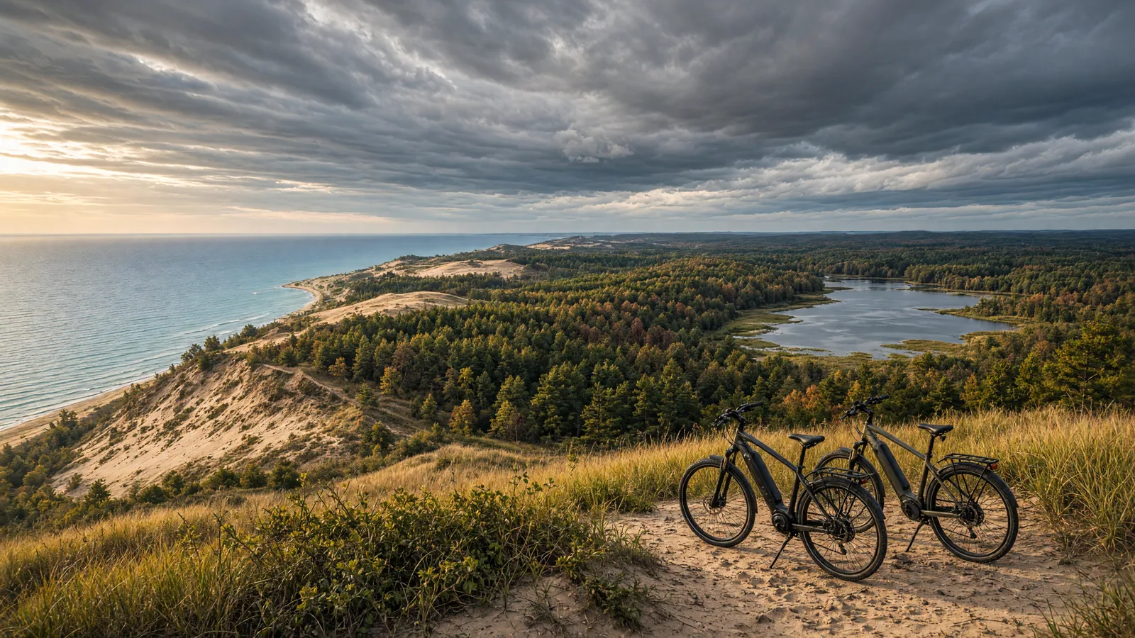 Landscape scene in Benzie County, Michigan