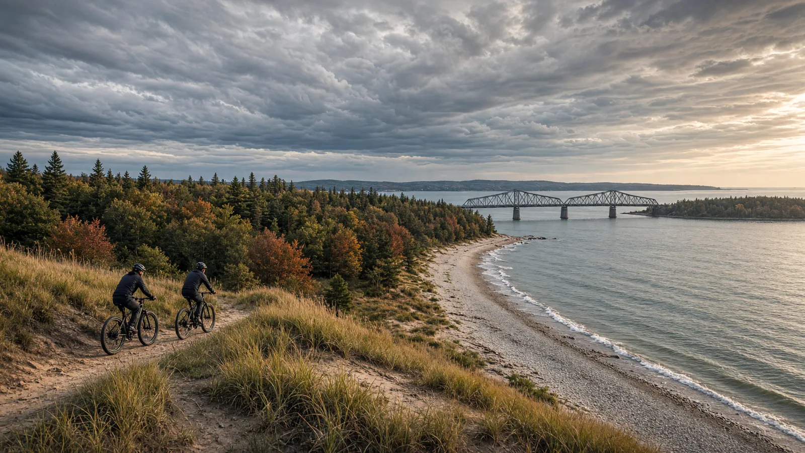 Landscape scene in Cheboygan County, Michigan