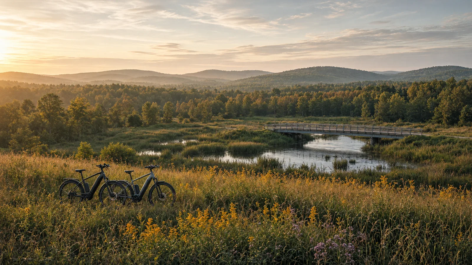 Landscape scene in Gratiot County, Michigan