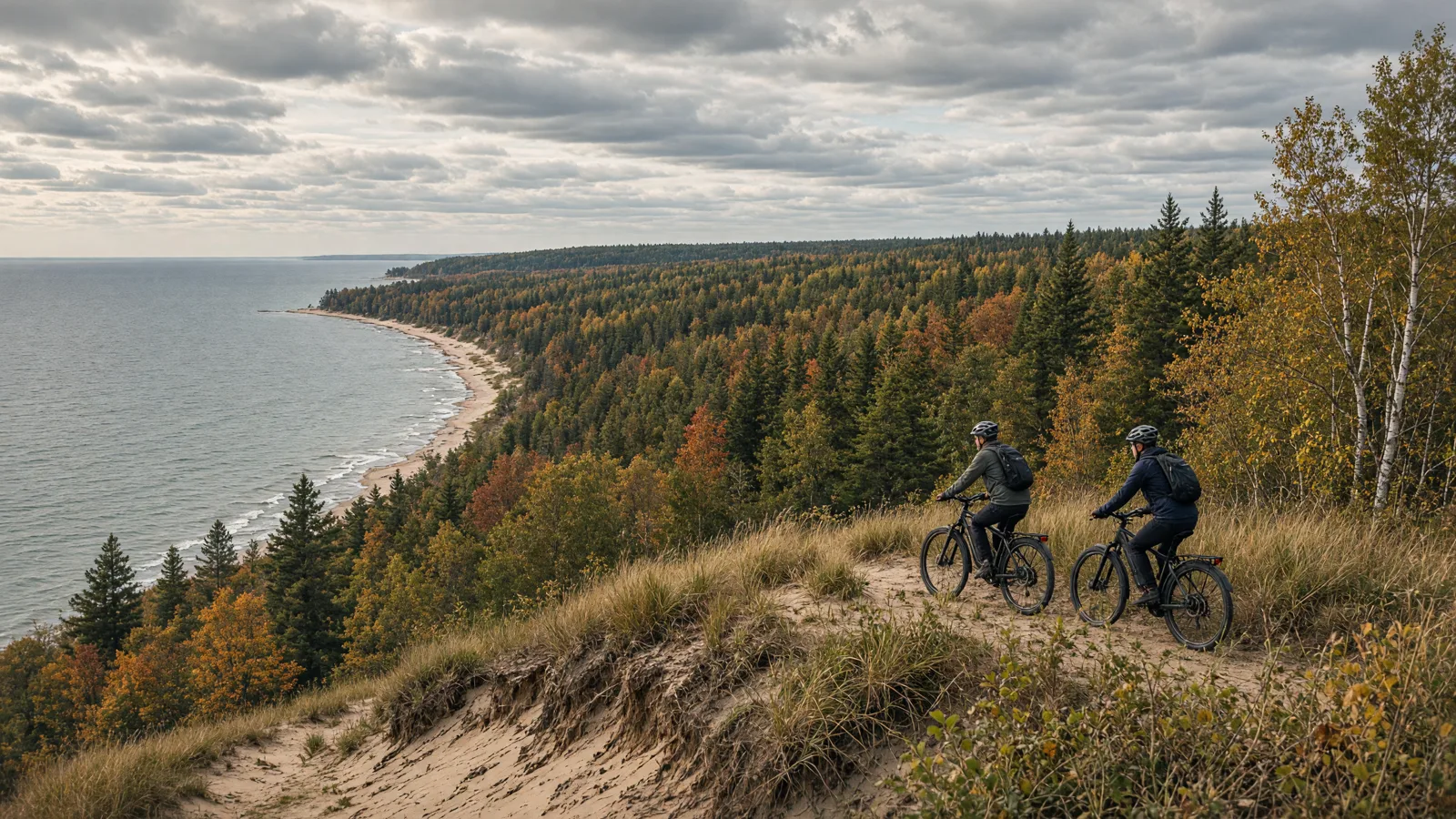 Landscape scene in Kalkaska County, Michigan