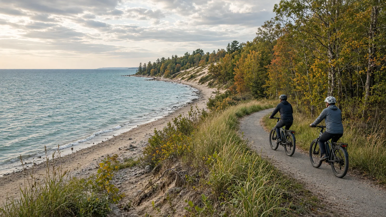Landscape scene in Leelanau County, Michigan