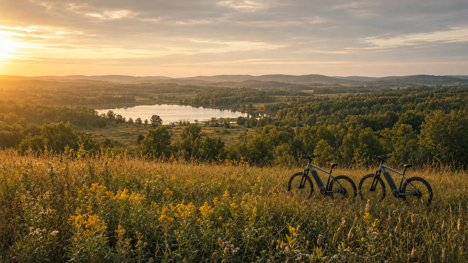 Landscape scene in Lenawee County, Michigan