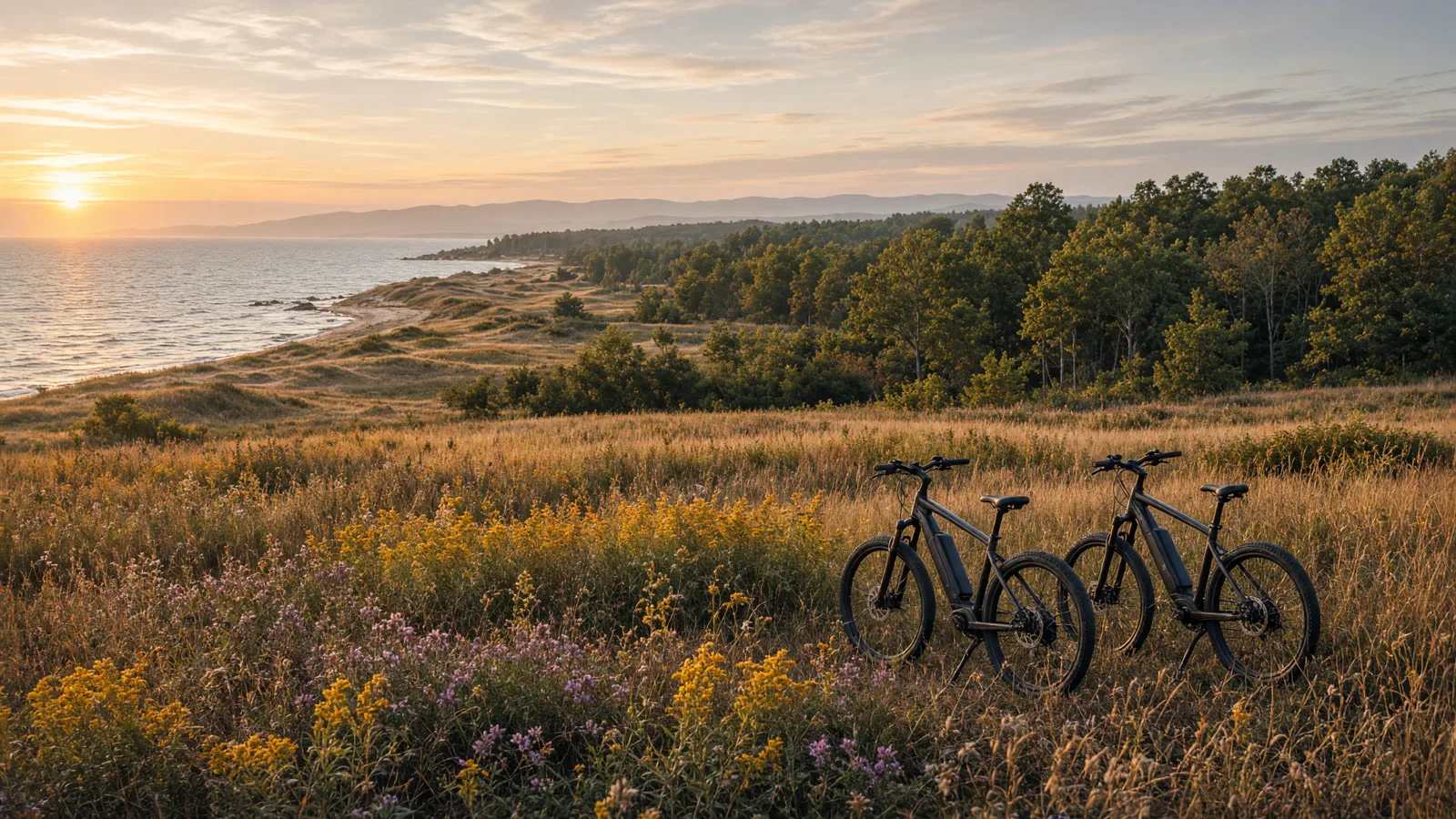 Landscape scene in Macomb County, Michigan