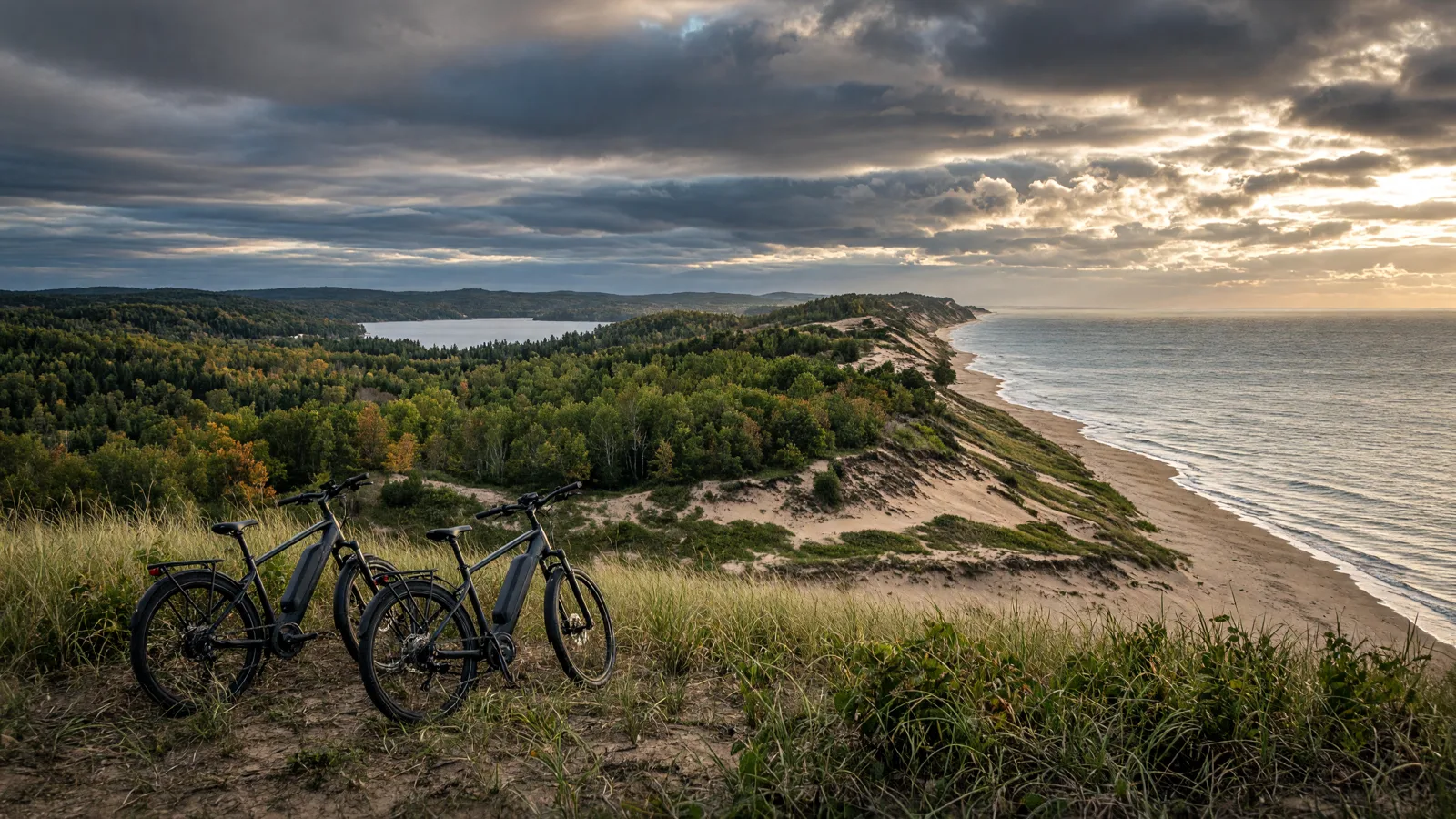 Landscape scene in Mason County, Michigan
