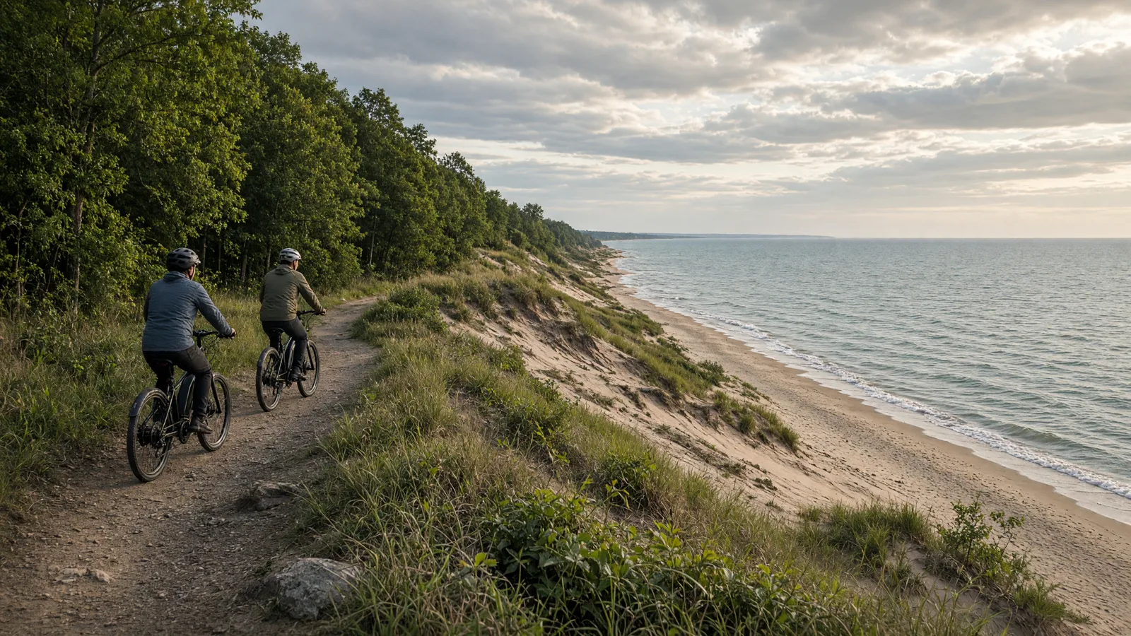 Landscape scene in Oceana County, Michigan