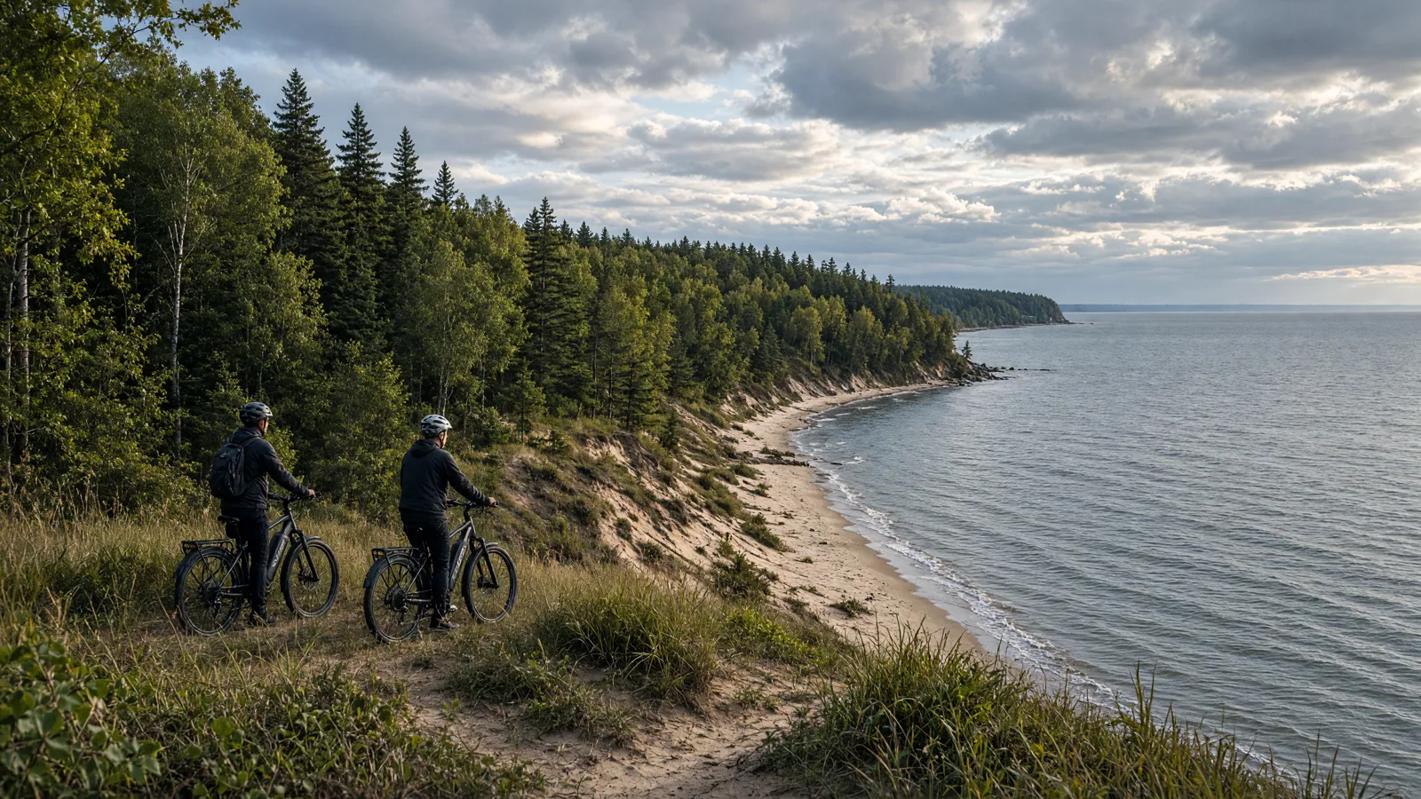 Landscape scene in Osceola County, Michigan