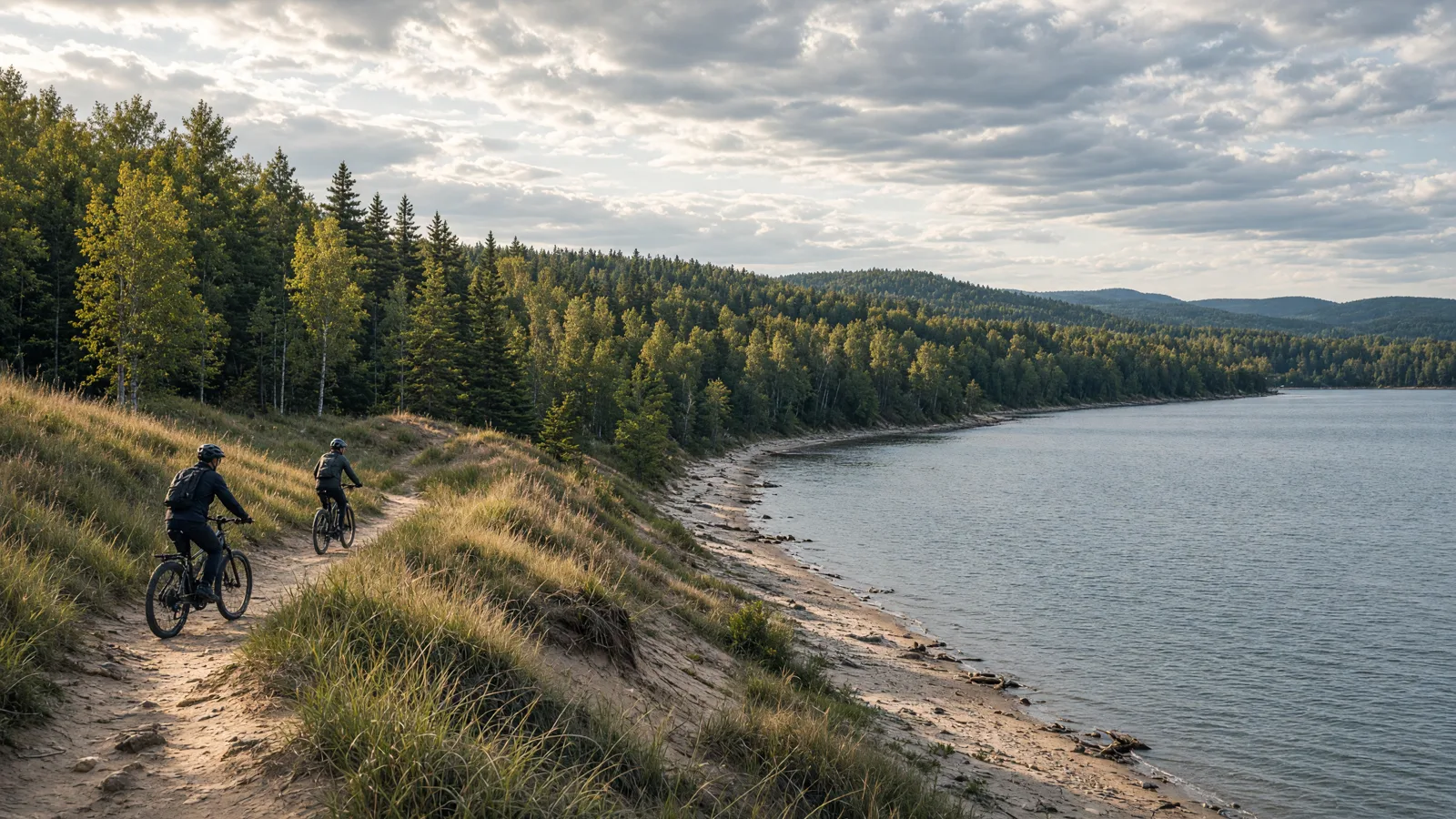 Landscape scene in Otsego County, Michigan