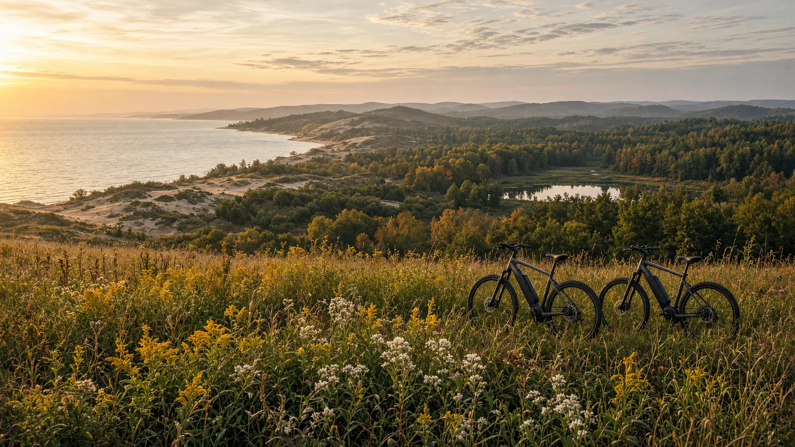 Landscape scene in Ottawa County, Michigan